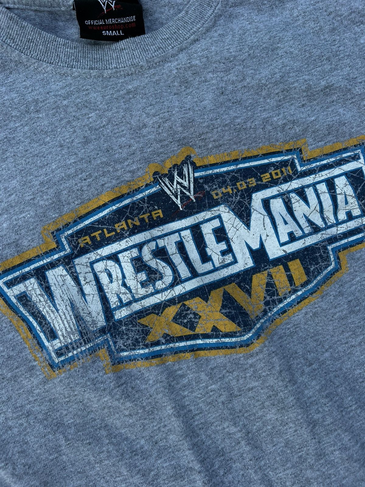 Vintage × WWE Vintage WWE Wrestlemania Atlanta 2011 tshirt tee Size US S / EU 44-46 / 1 - 3 Thumbnail