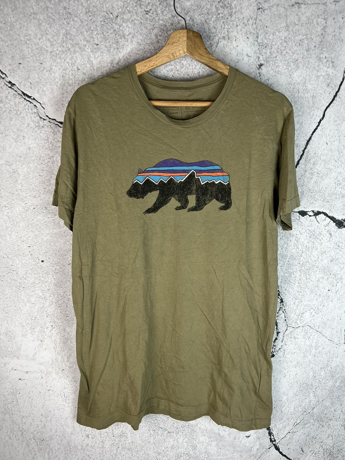 Patagonia Patagonia organic cotton bear logo tshirt Size US M / EU 48-50 / 2 - 1 Thumbnail