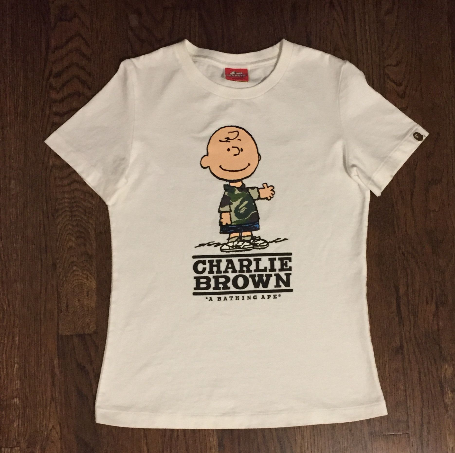 Bape × Peanuts Bape camo Charlie Brown tee shirt Size XS / US 0-2 / IT 36-38 - 1 Thumbnail
