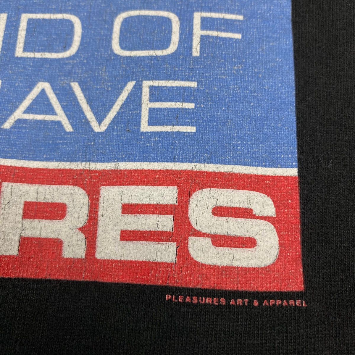 Pleasures PLEASURES MONKEY TIME WORDING TEE Size US L / EU 52-54 / 3 - 4 Thumbnail
