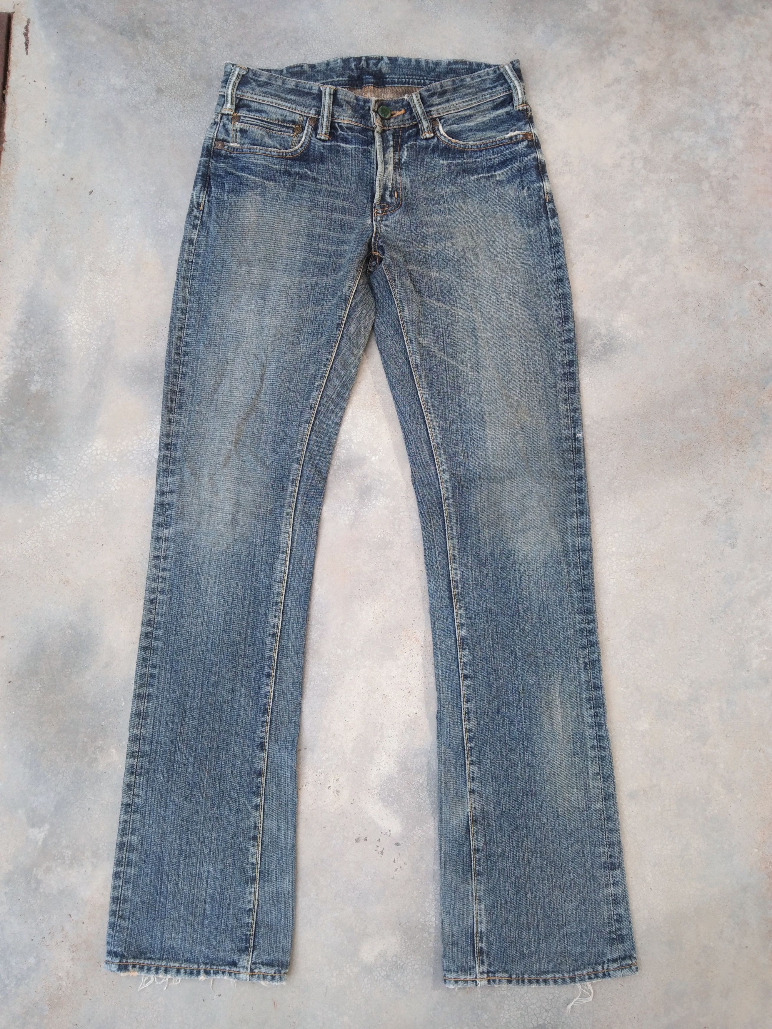image of Big John Mini Flared Jeans 29X33 in Blue, Men's