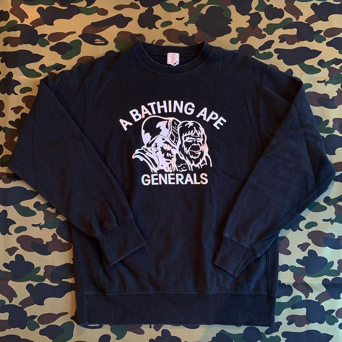 Bape GENERALS CREWNECK Size US M / EU 48-50 / 2 - 1 Thumbnail
