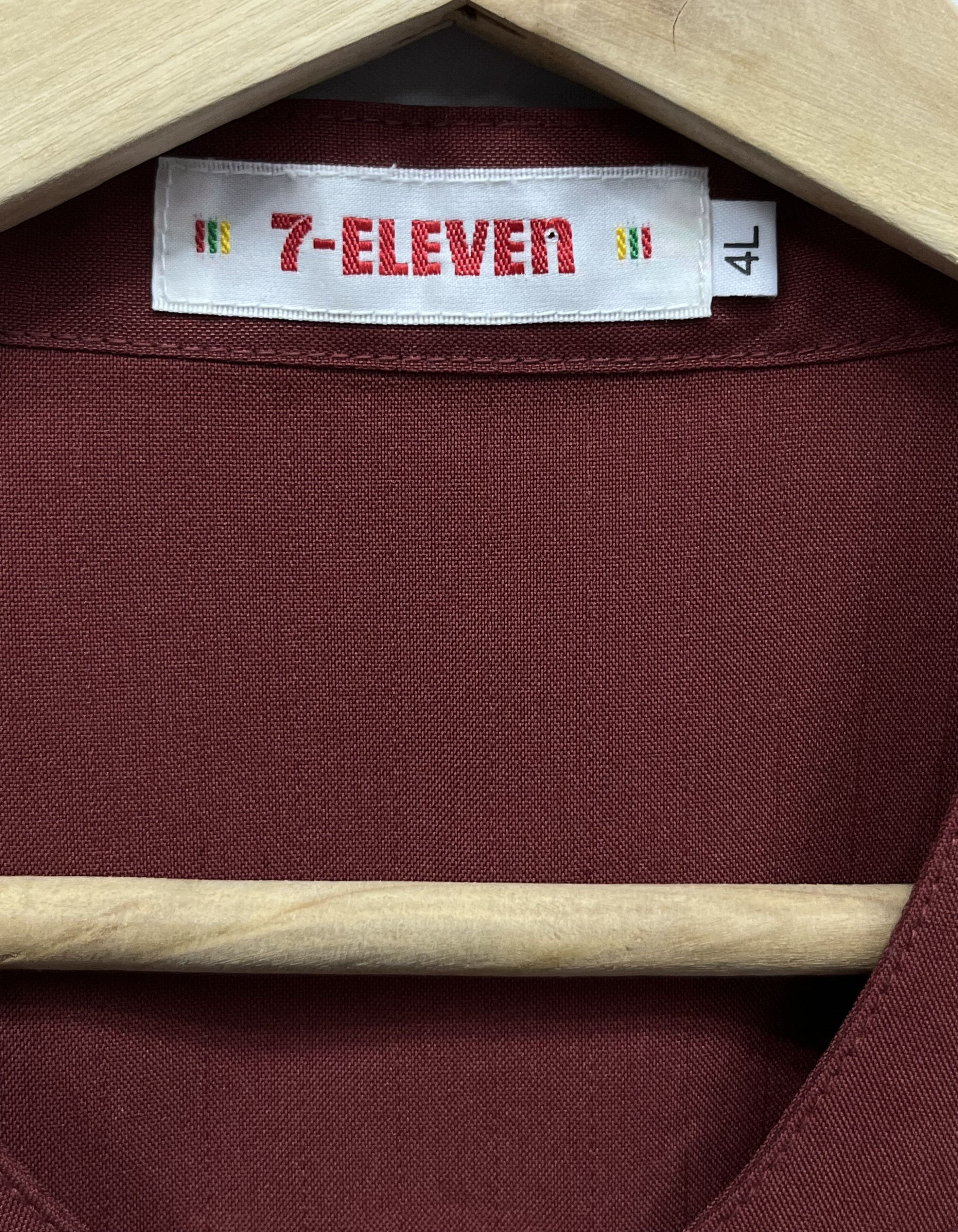 Garment Reproduction of Workers FYE🔥7 ELEVEN JAPAN Zipper Up Polyester 2 Way Sleeves Shirt Size US XL / EU 56 / 4 - 16 Thumbnail