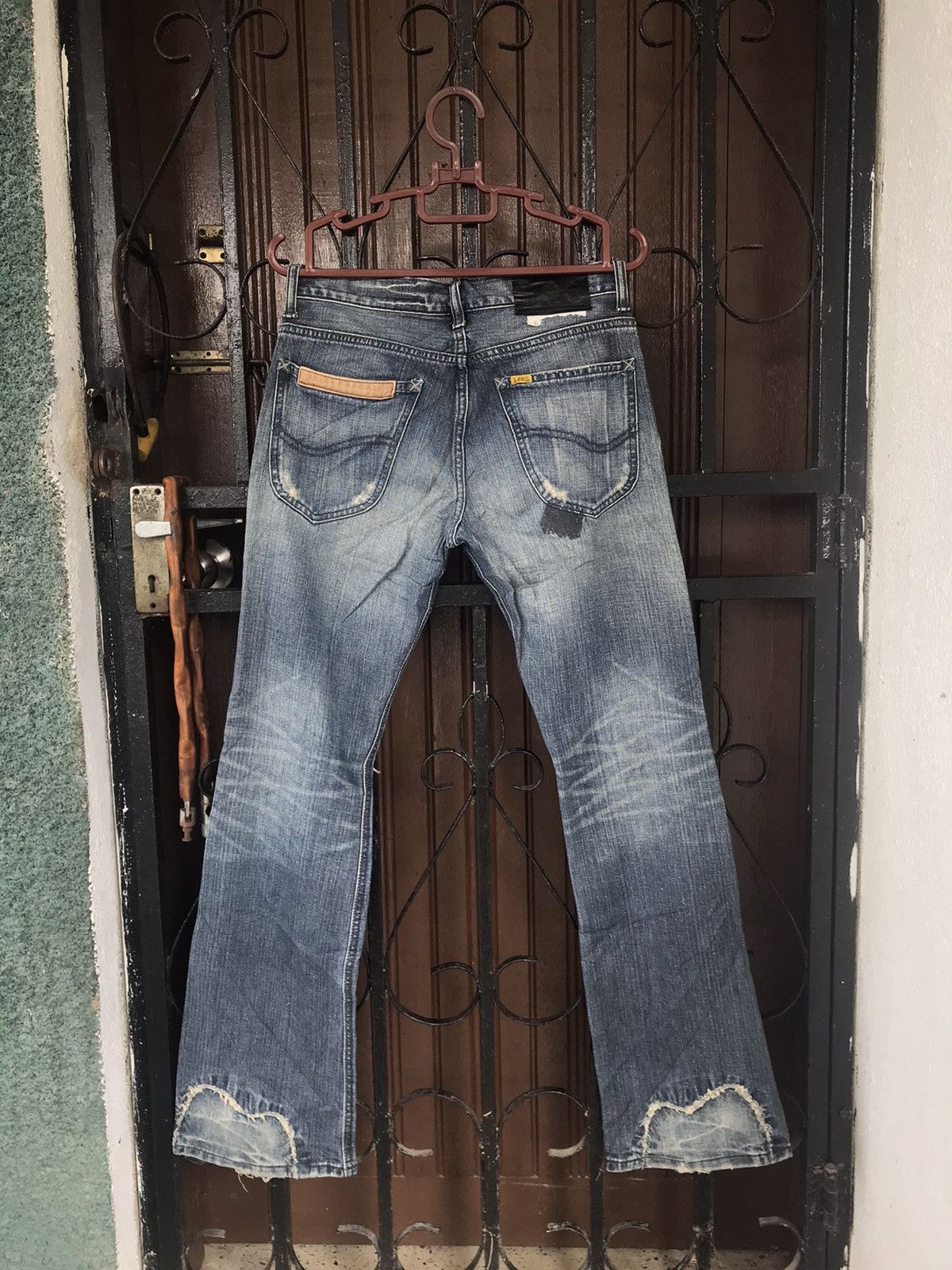 Lee Vtg Lee Riders Distress Denim Jeans Pant Size US 31 - 2 Thumbnail