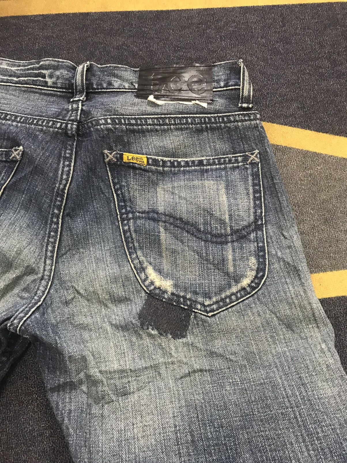 Lee Vtg Lee Riders Distress Denim Jeans Pant Size US 31 - 7 Thumbnail