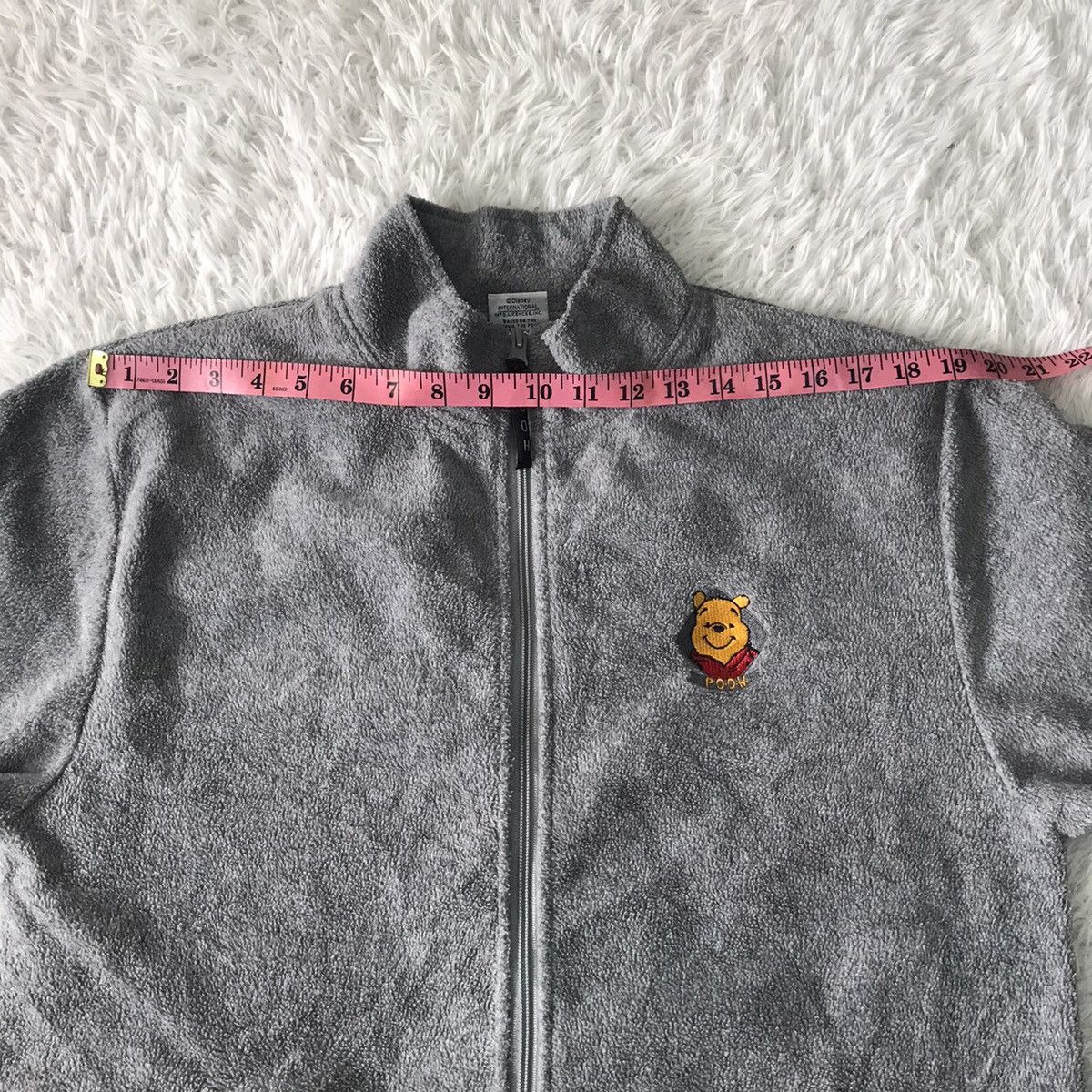 Disney Pooh Fleece Sweater Jacket Size US L / EU 52-54 / 3 - 18 Thumbnail