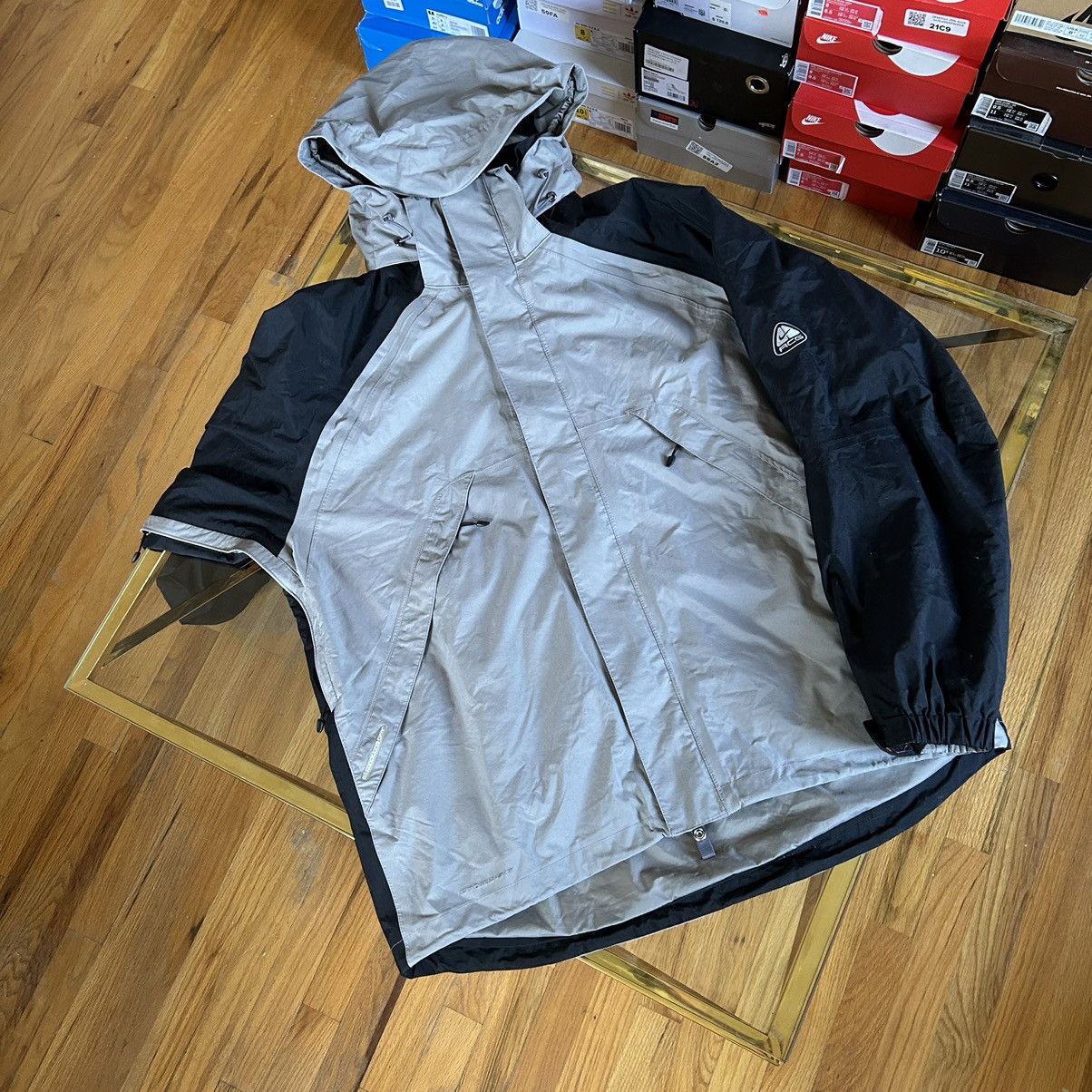 Nike ACG 90s NiKE ACG NYLON STORM-FiT RAiN JACKET COAT YKK DRAWCORD Size US L / EU 52-54 / 3 - 3 Thumbnail