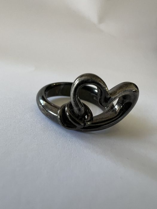 Number (N)ine Archive 00's Heart Ring | Grailed