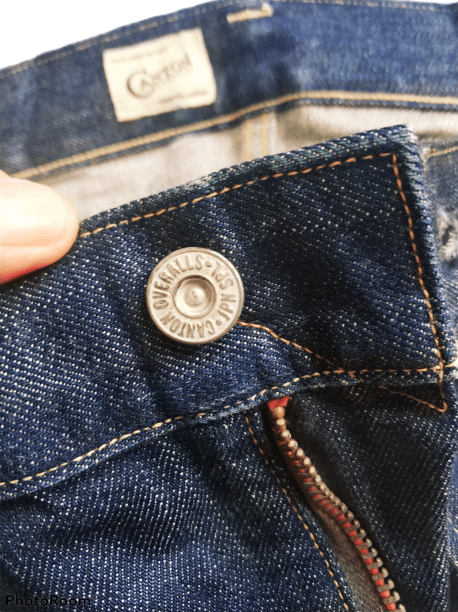 Japanese Brand 🔥Rare Vintage Canton Distressed Denim Selvedge Size US 34 / EU 50 - 17 Thumbnail