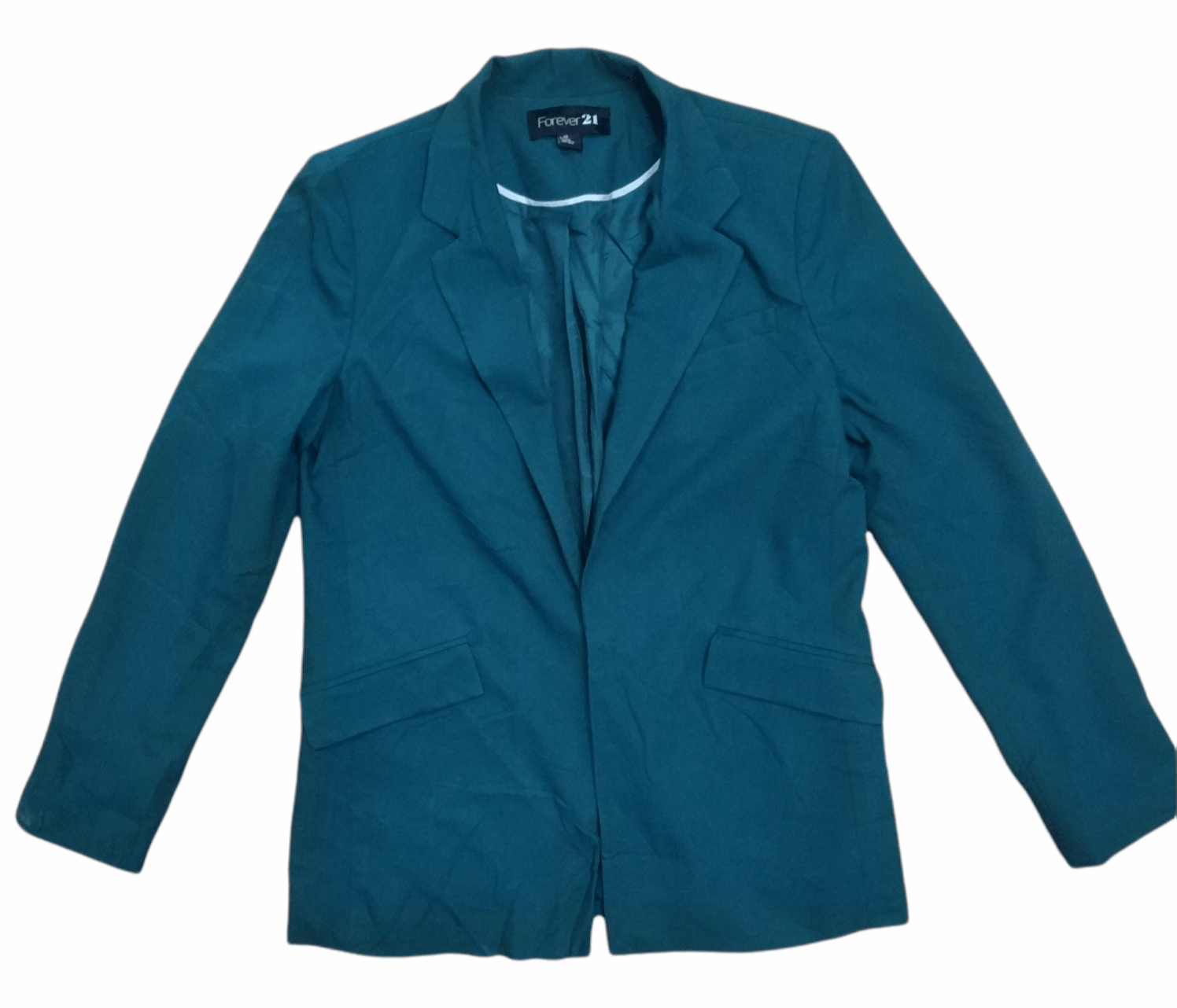 Forever 21 🔥Green Buttonless Forever 21 Blazers Size 38L - 1 Thumbnail