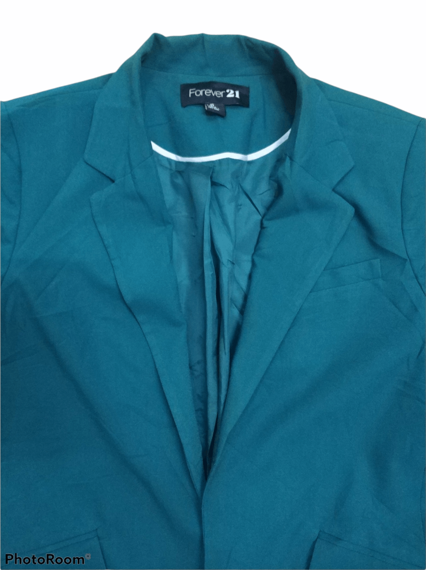 Forever 21 🔥Green Buttonless Forever 21 Blazers Size 38L - 2 Thumbnail
