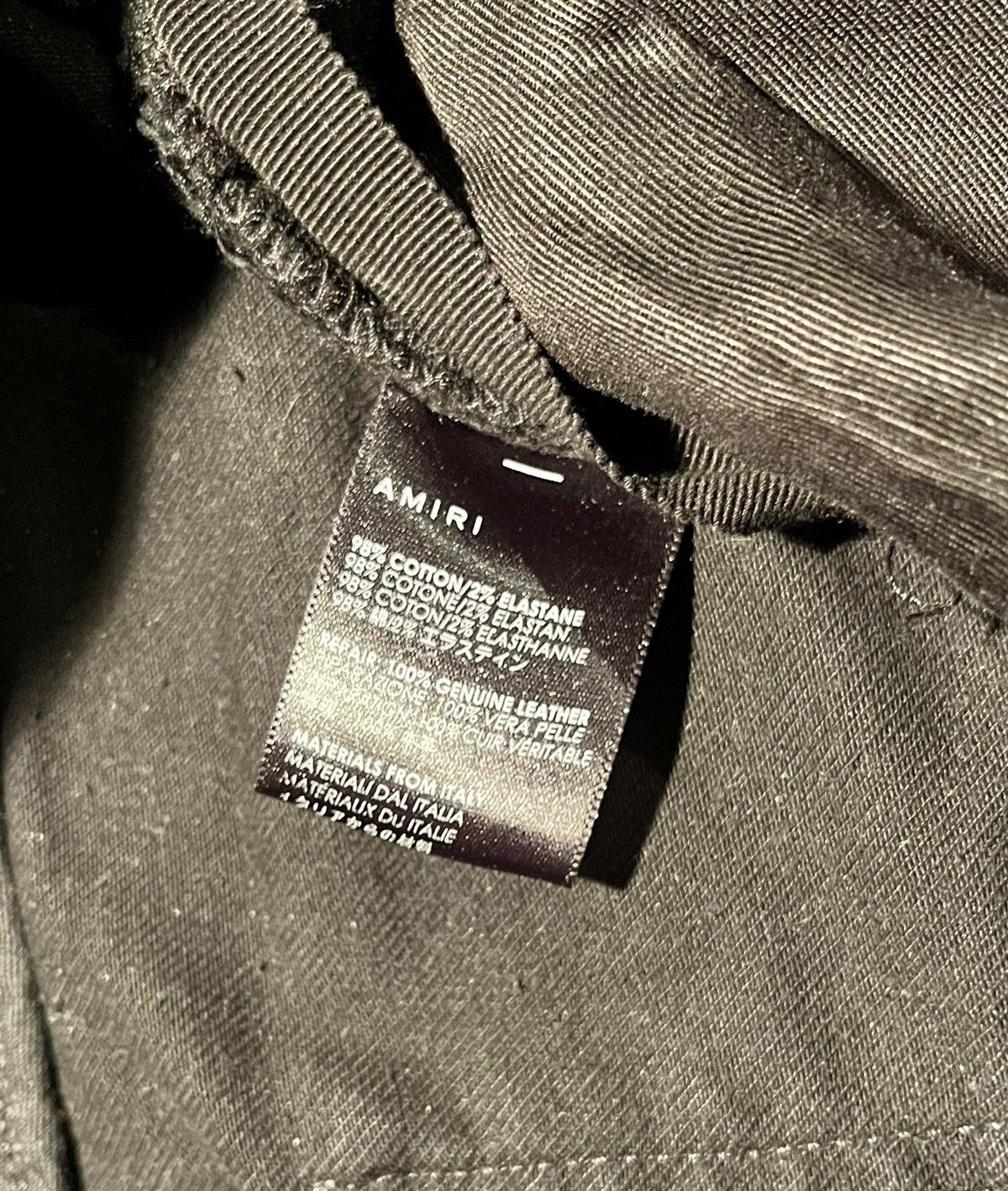 Amiri MX1 Leather Patch Denim Size US 30 / EU 46 - 7 Thumbnail
