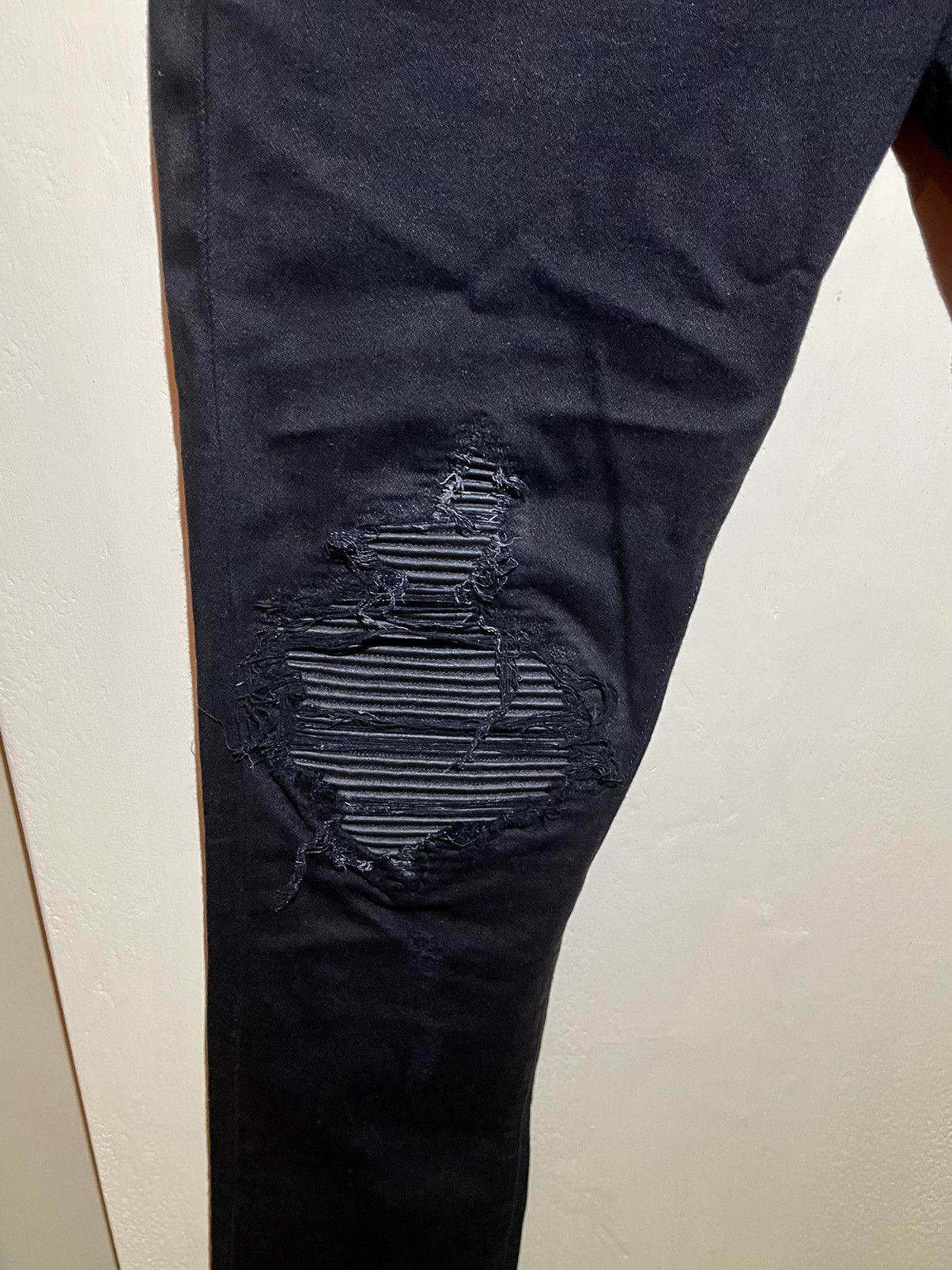Amiri MX1 Leather Patch Denim Size US 30 / EU 46 - 3 Thumbnail
