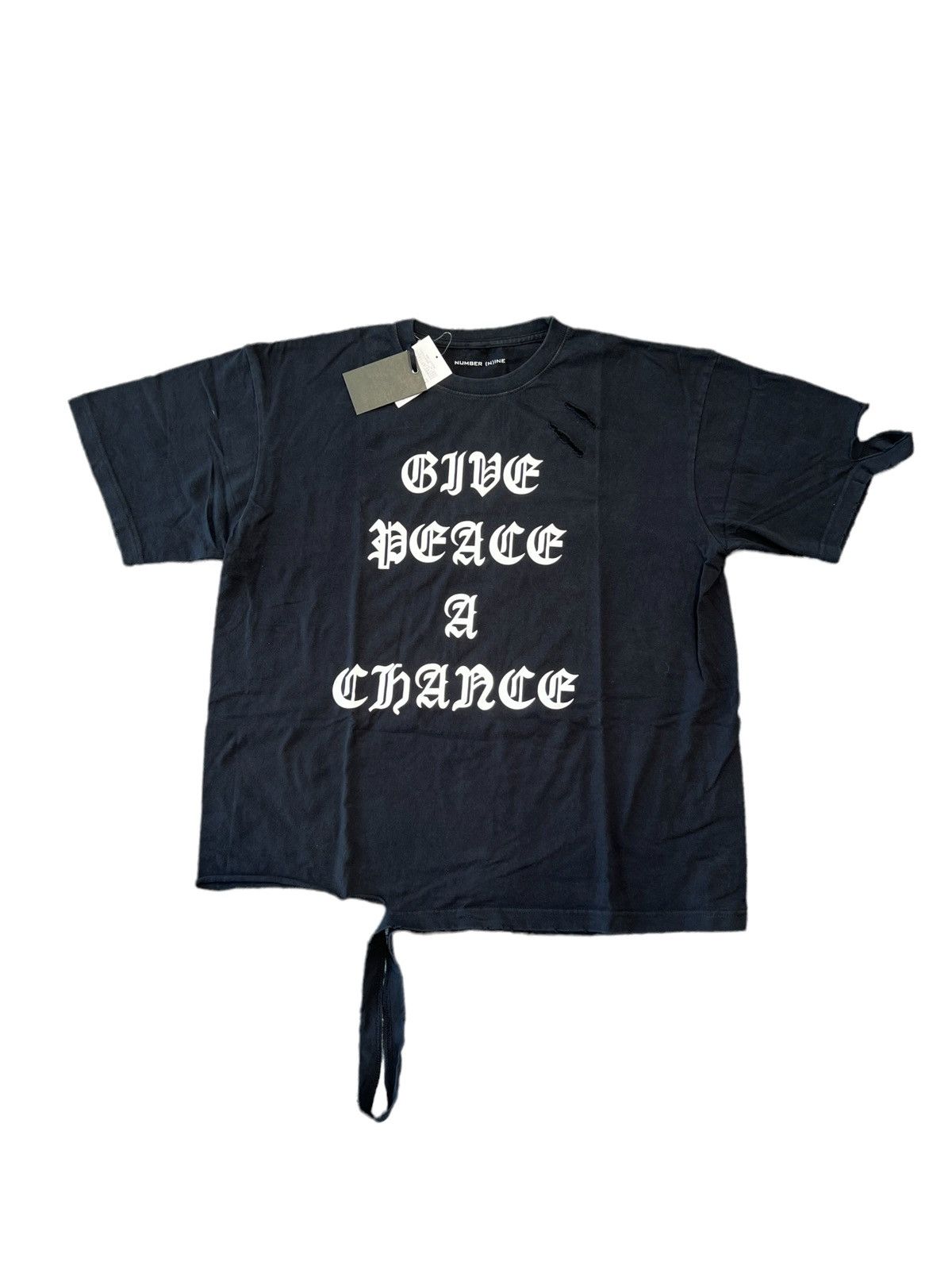 Number (N)ine '04 Give Peace A Chance Tee Re-Release | Grailed