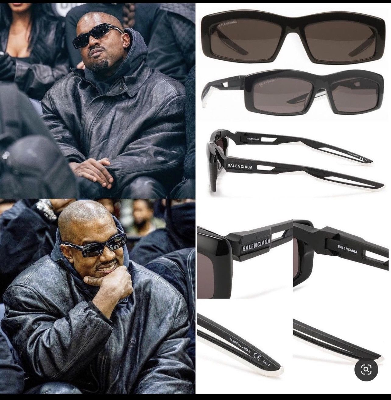 Balenciaga hybrid sunglasses best sale