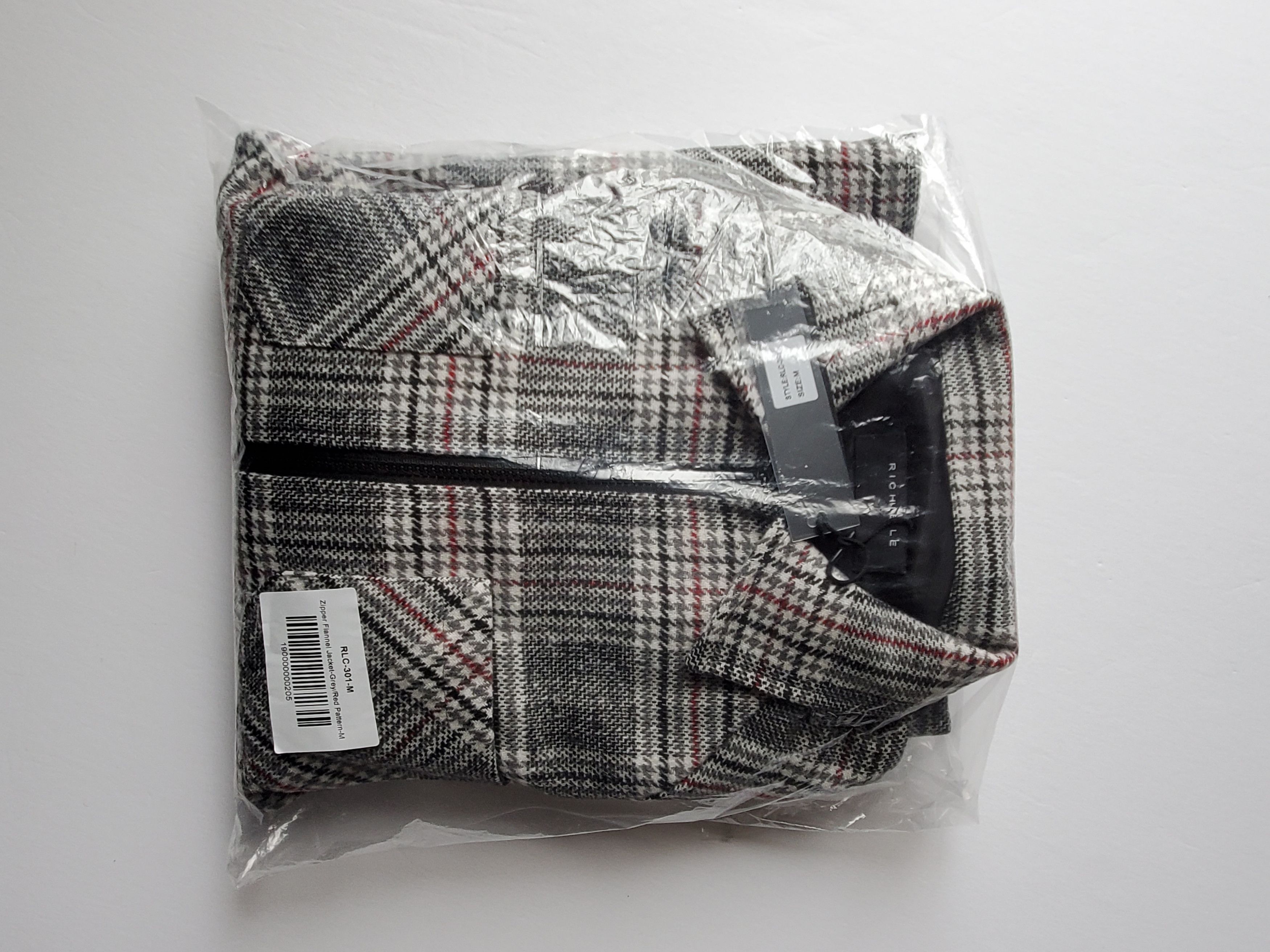 Richie Le Collection NEW Richie Le Collection Zip Flannel Jacket RLC-301-M Size US M / EU 48-50 / 2 - 3 Thumbnail