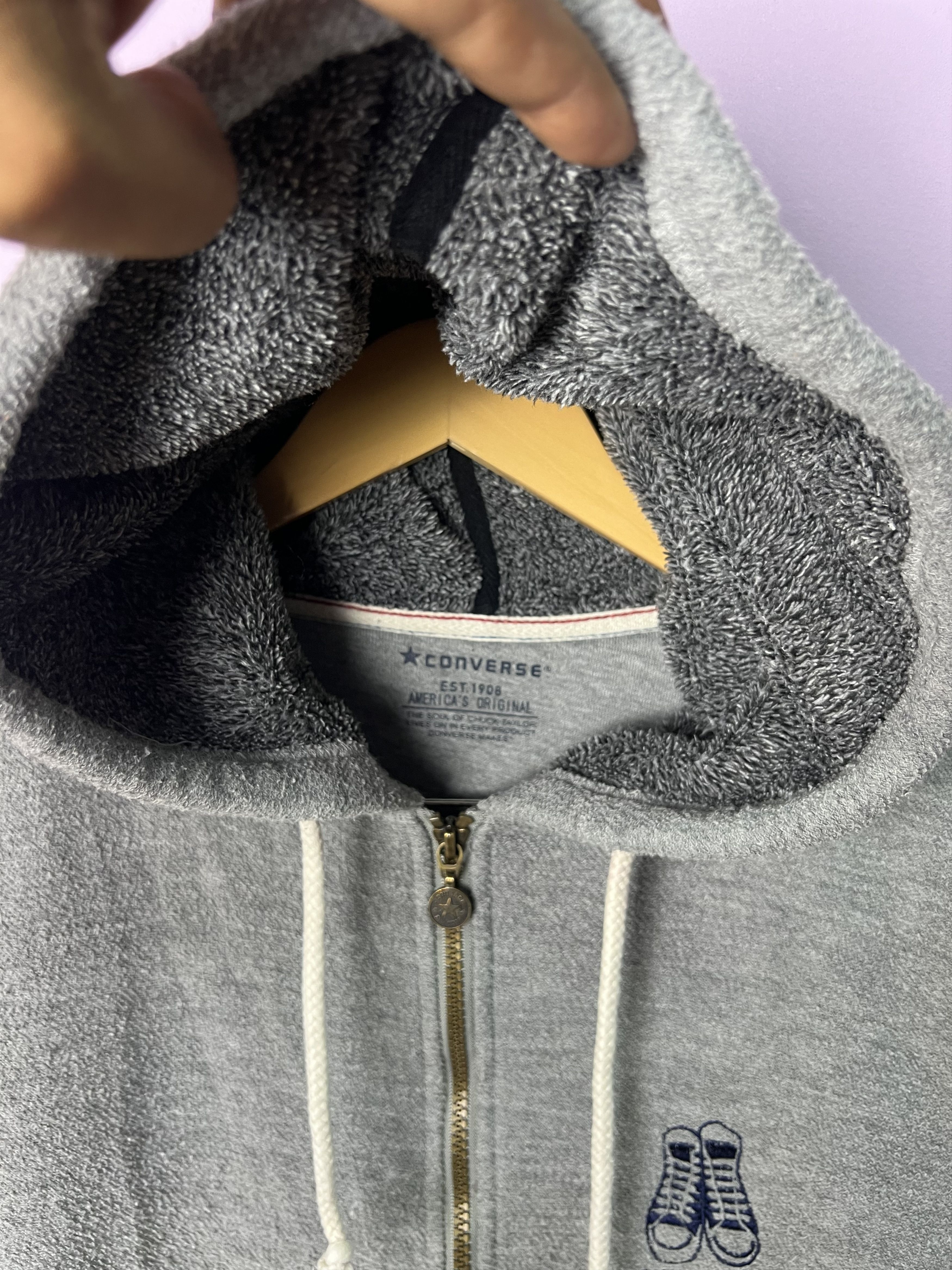 Converse 🔥Vintage Converse Zipper Hoodies Size US M / EU 48-50 / 2 - 9 Thumbnail