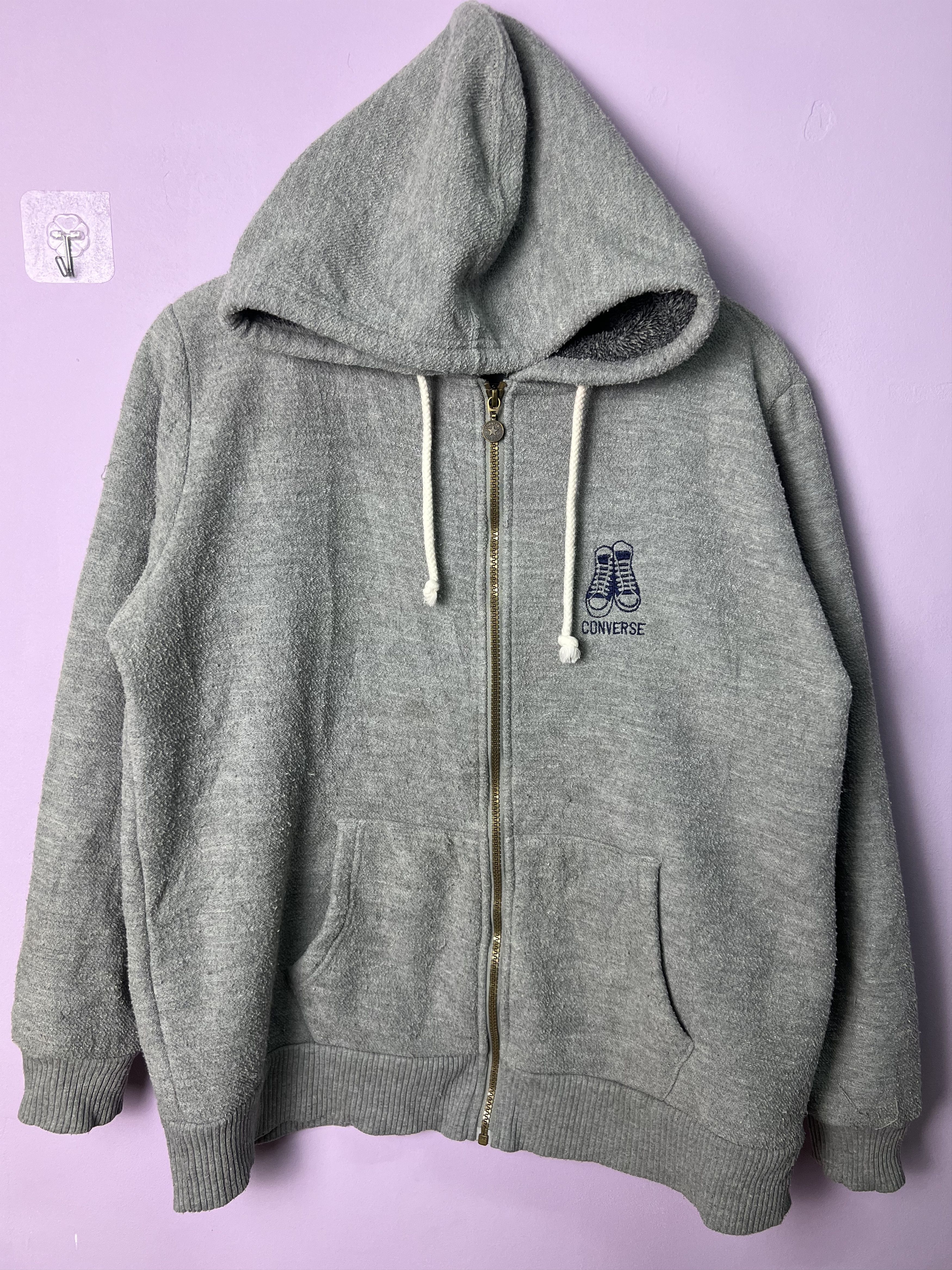 Converse 🔥Vintage Converse Zipper Hoodies Size US M / EU 48-50 / 2 - 1 Thumbnail