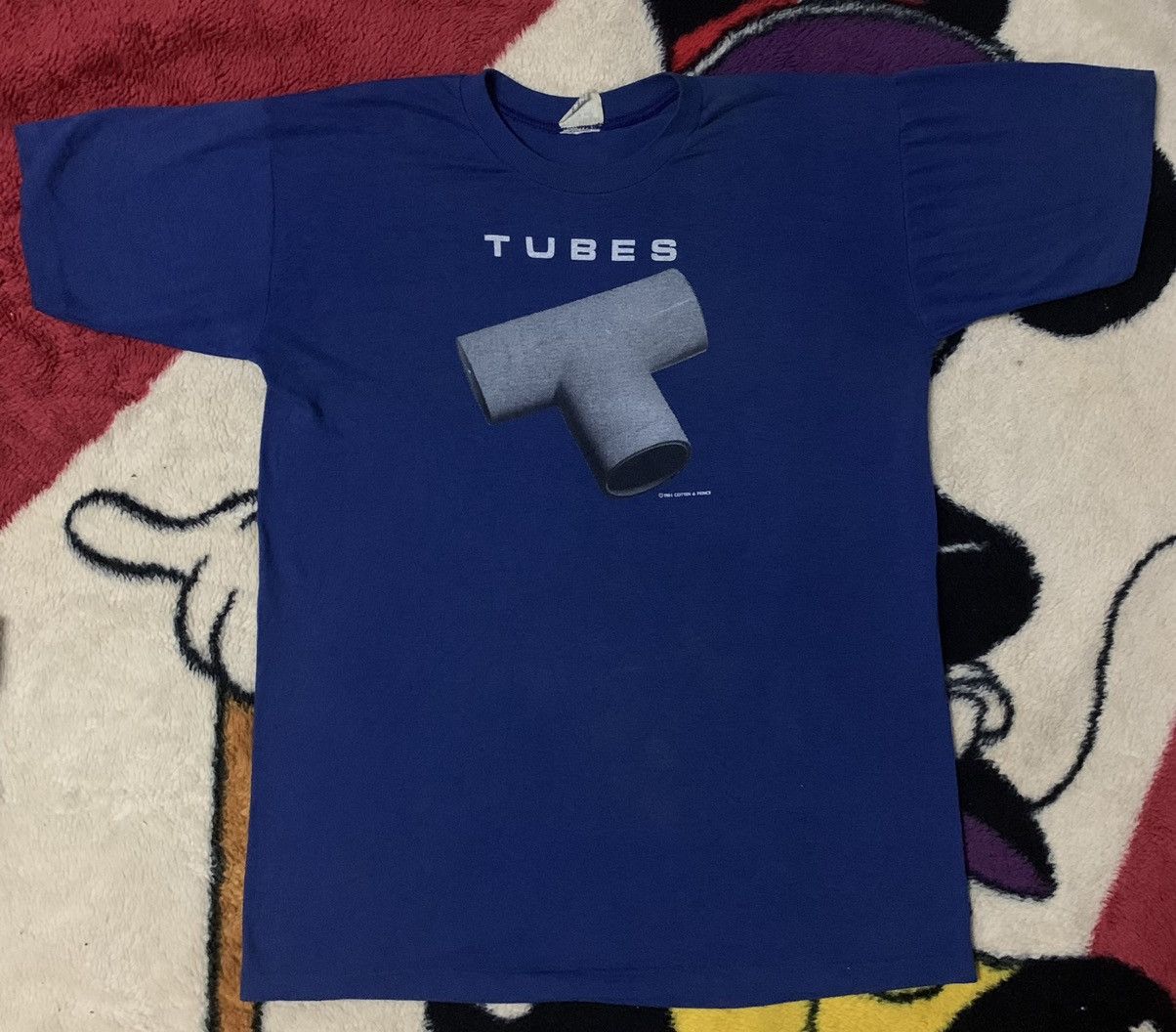 Band Tees × Vintage VINTAGE 1981 TUBES WORLD TOUR TSHIRT RARE Size US M / EU 48-50 / 2 - 2 Thumbnail