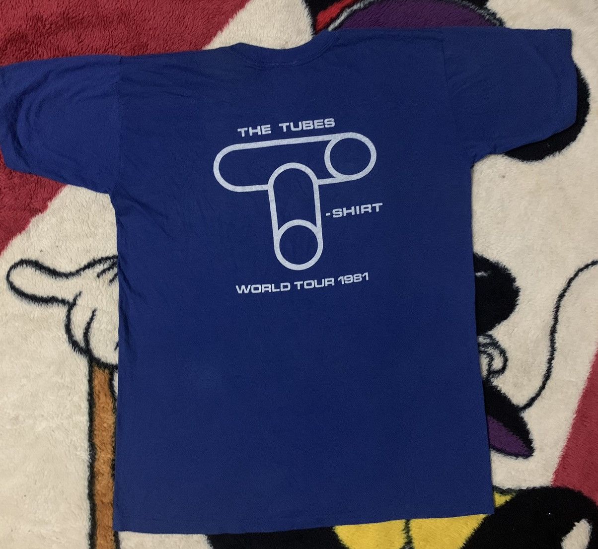 Band Tees × Vintage VINTAGE 1981 TUBES WORLD TOUR TSHIRT RARE Size US M / EU 48-50 / 2 - 3 Thumbnail