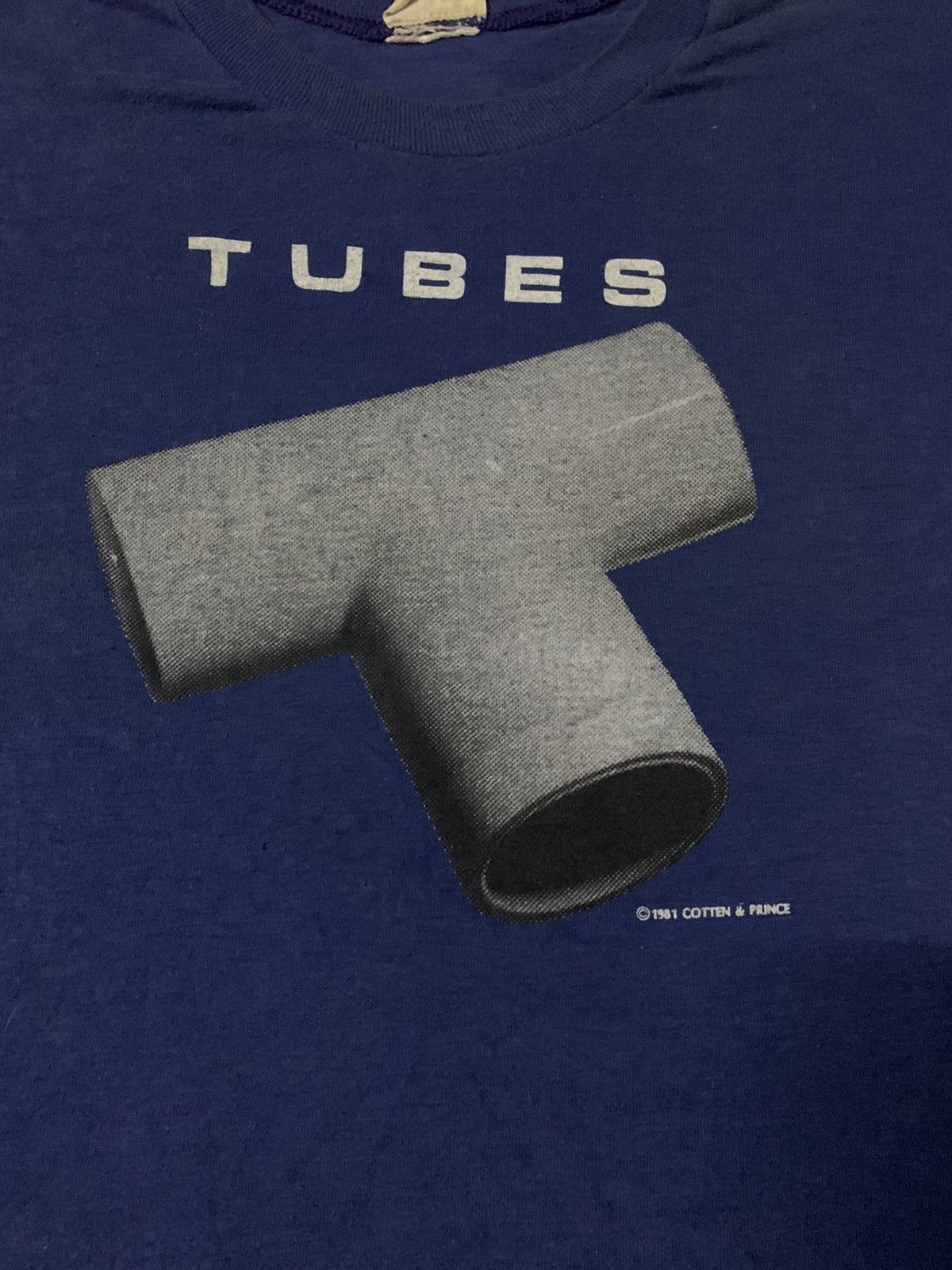 Band Tees × Vintage VINTAGE 1981 TUBES WORLD TOUR TSHIRT RARE Size US M / EU 48-50 / 2 - 4 Thumbnail