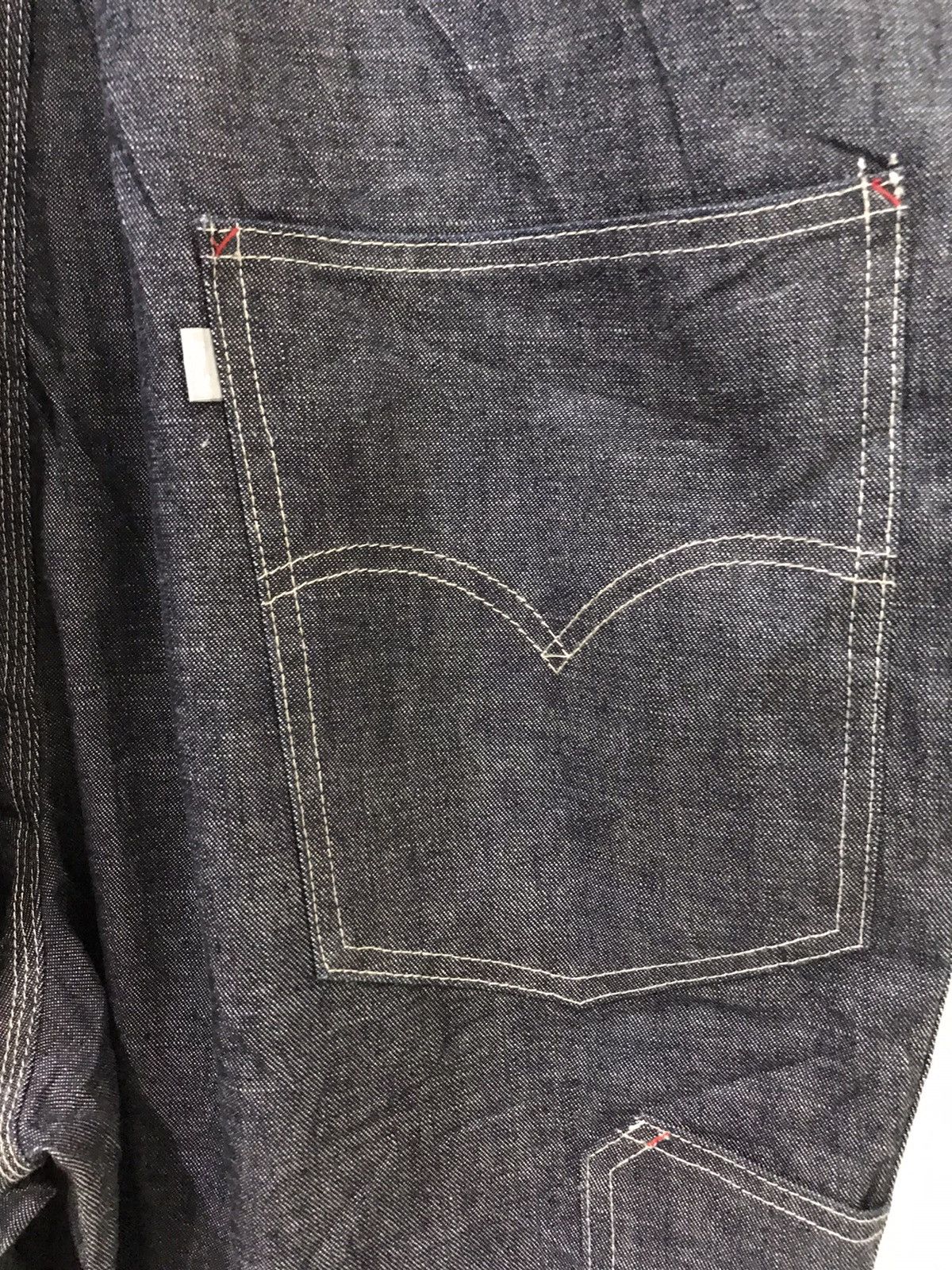 Levi's FOR W37-W39🔥Levis SilverTab Carpenter Light Denim Overall Size US 42 / EU 58 - 7 Thumbnail