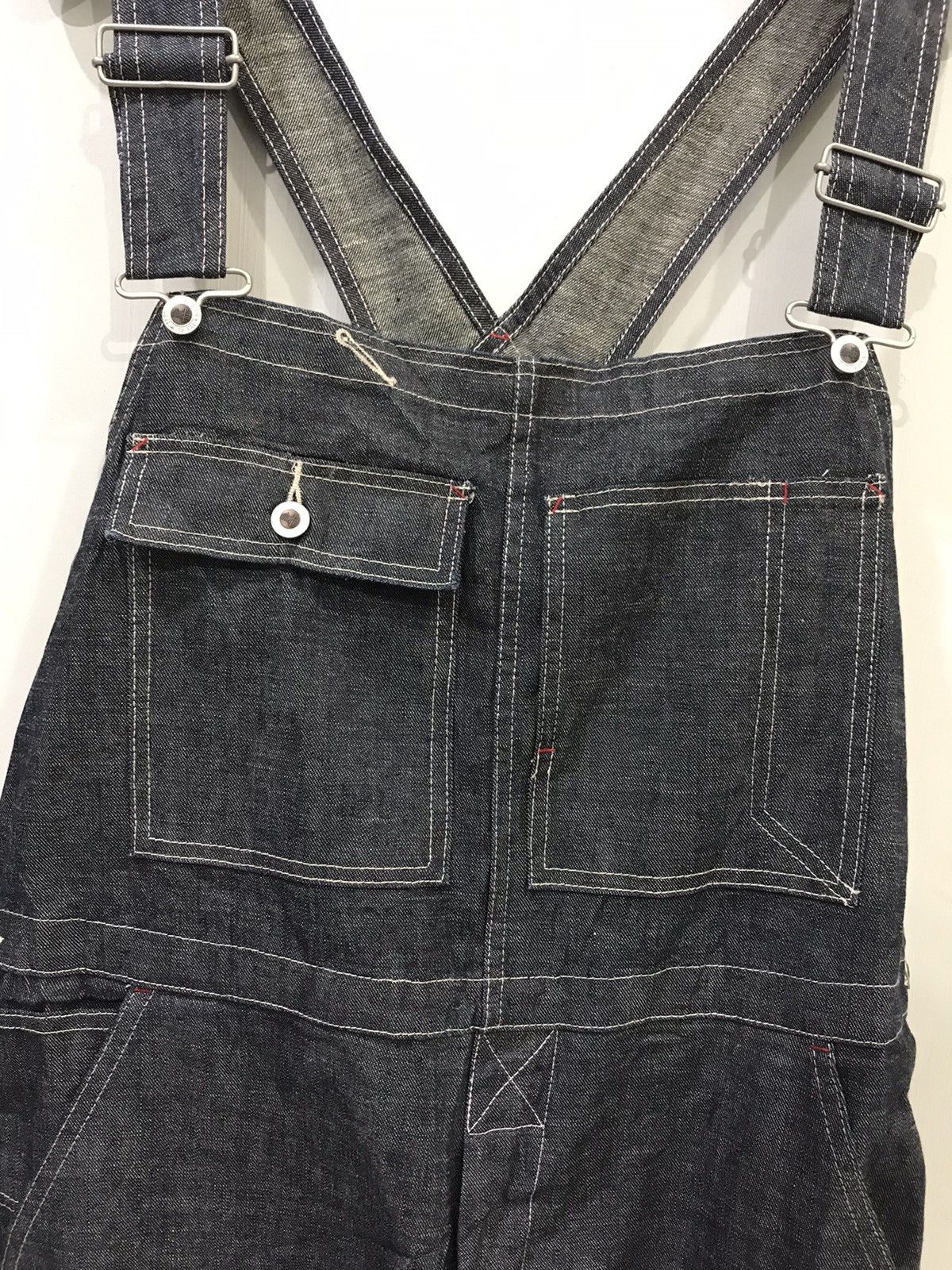 Levi's FOR W37-W39🔥Levis SilverTab Carpenter Light Denim Overall Size US 42 / EU 58 - 3 Thumbnail