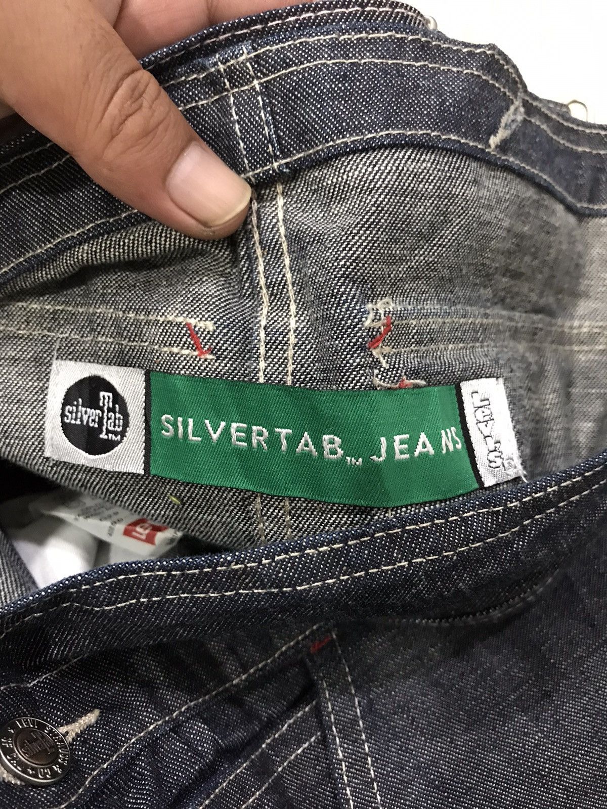 Levi's FOR W37-W39🔥Levis SilverTab Carpenter Light Denim Overall Size US 42 / EU 58 - 11 Thumbnail