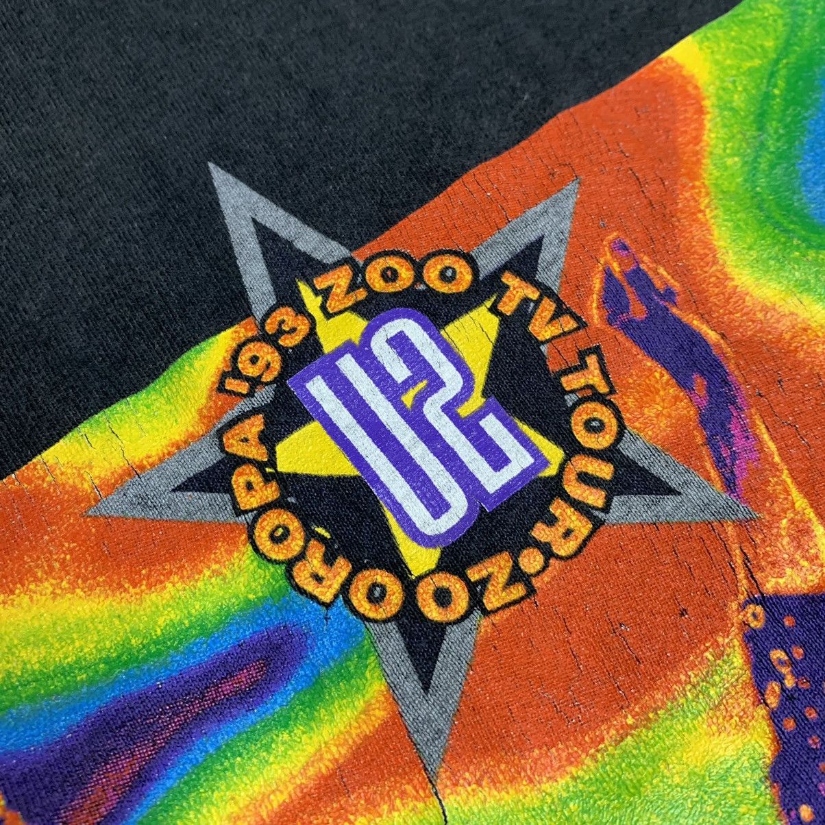 Band Tees 1993 Vintage U2-europäisches Tour rare y2k Rock Chick Closet Size US L / EU 52-54 / 3 - 3 Thumbnail