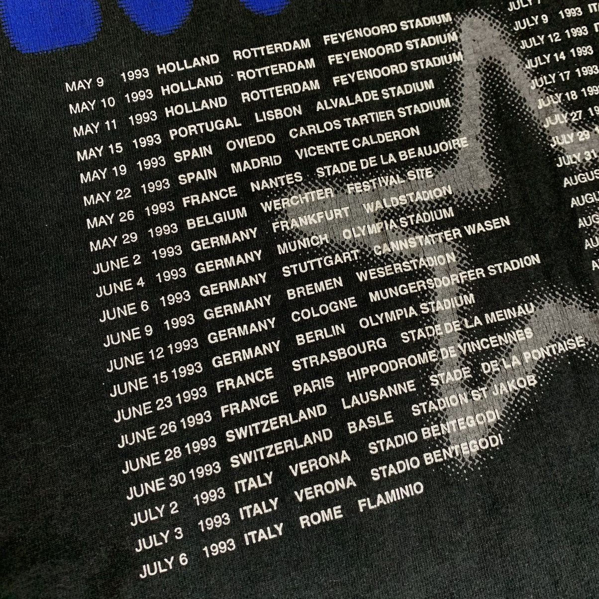 Band Tees 1993 Vintage U2-europäisches Tour rare y2k Rock Chick Closet Size US L / EU 52-54 / 3 - 11 Thumbnail