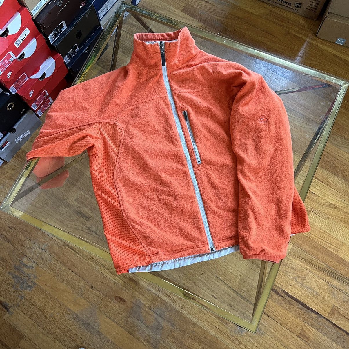 Nike ACG REVERSiBLE ORANGE BOX NYLON OUTER SHERPA FLEECE iNNER YKK Size US L / EU 52-54 / 3 - 2 Thumbnail