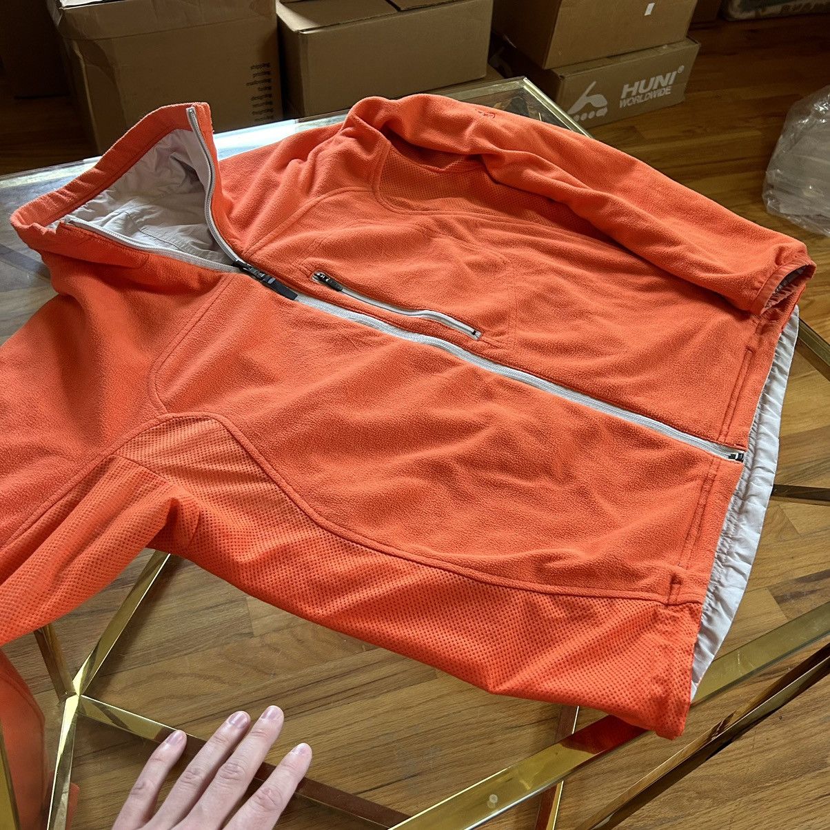 Nike ACG REVERSiBLE ORANGE BOX NYLON OUTER SHERPA FLEECE iNNER YKK Size US L / EU 52-54 / 3 - 7 Thumbnail