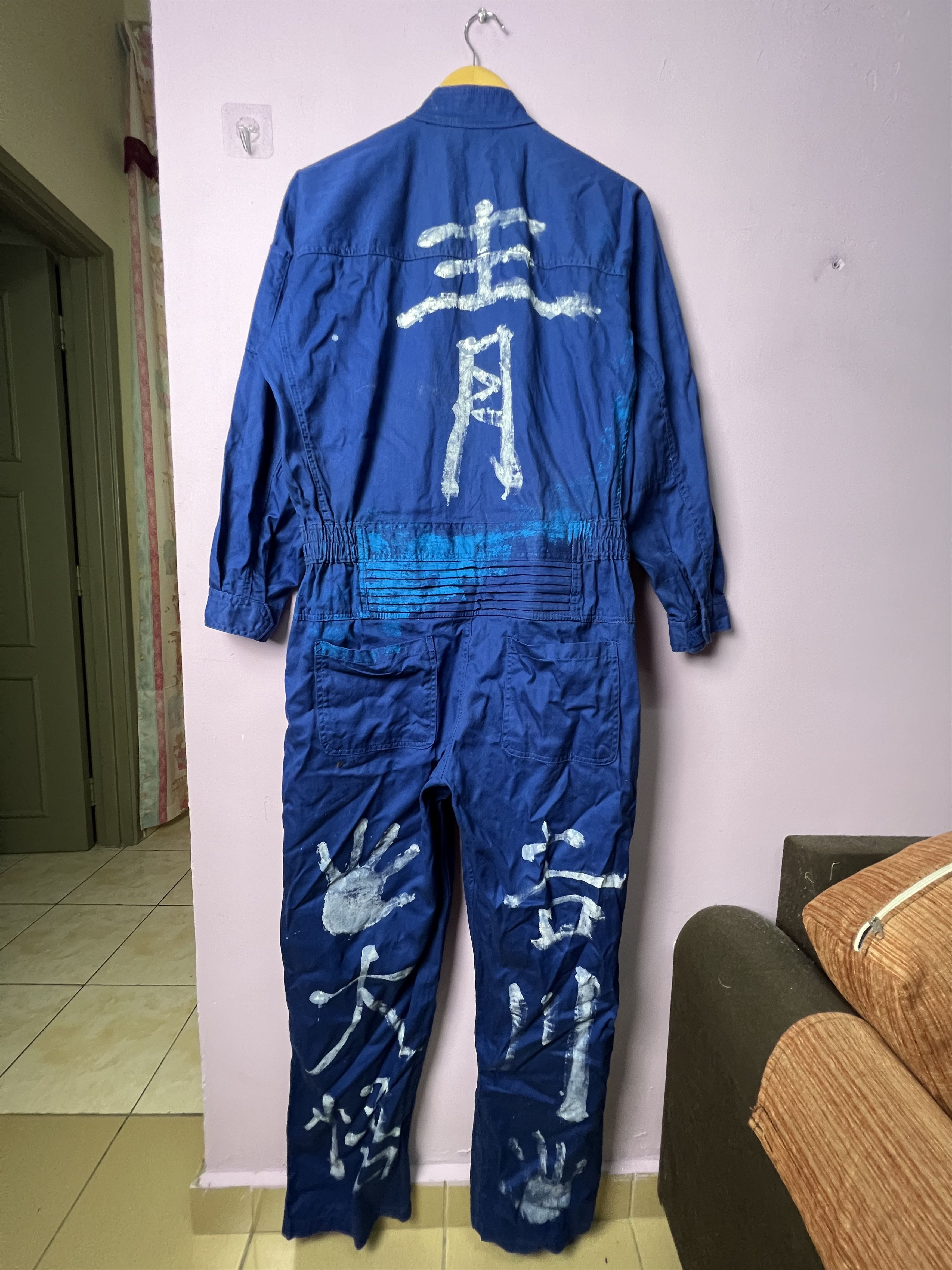 🔥Rare Sowa Paint Design Overall Jumpsuits
