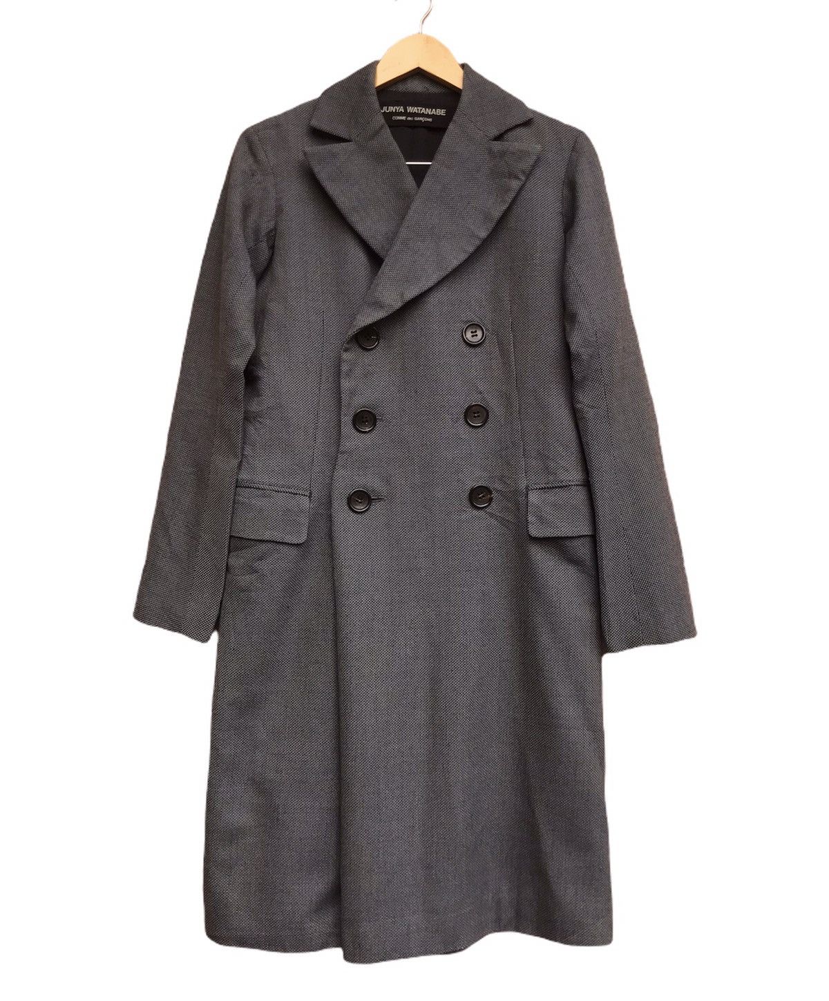 Comme des Garcons × Junya Watanabe Collection🔥AD1996 Junya Watanabe Wool Long Coat Size S / US 4 / IT 40 - 2 Thumbnail