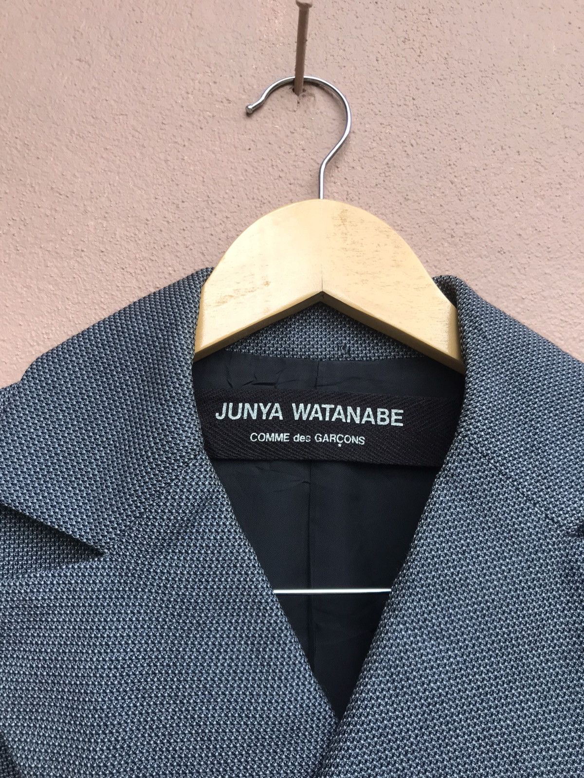 Comme des Garcons × Junya Watanabe Collection🔥AD1996 Junya Watanabe Wool Long Coat Size S / US 4 / IT 40 - 15 Thumbnail