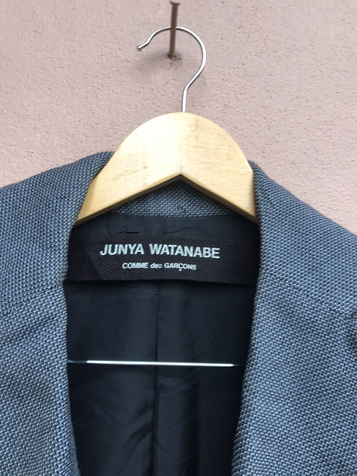 Comme des Garcons × Junya Watanabe Collection🔥AD1996 Junya Watanabe Wool Long Coat Size S / US 4 / IT 40 - 5 Thumbnail