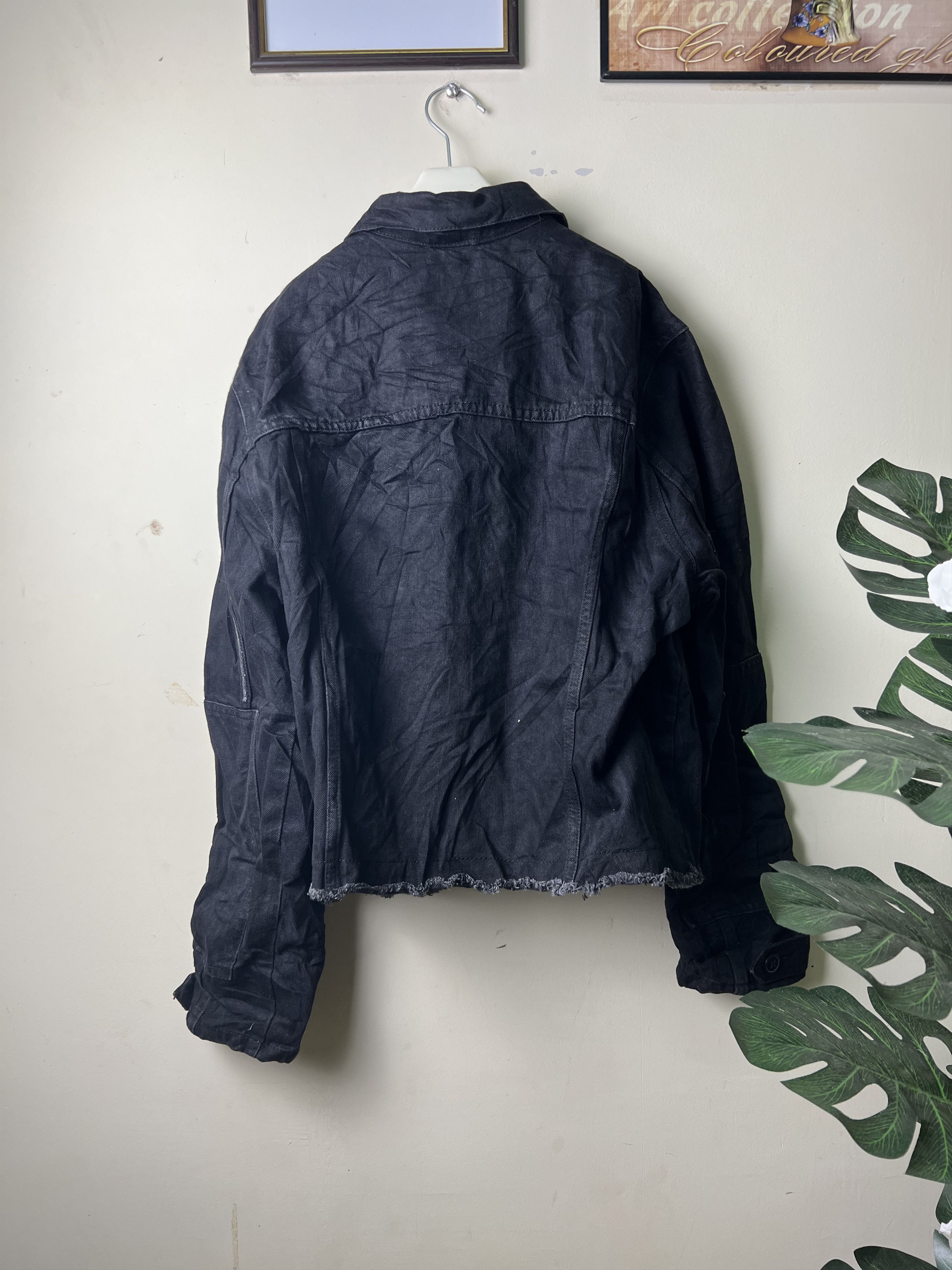 H&M 🔥Cropped H&M Slay Queen Denim Jackets Size US M / EU 48-50 / 2 - 2 Thumbnail