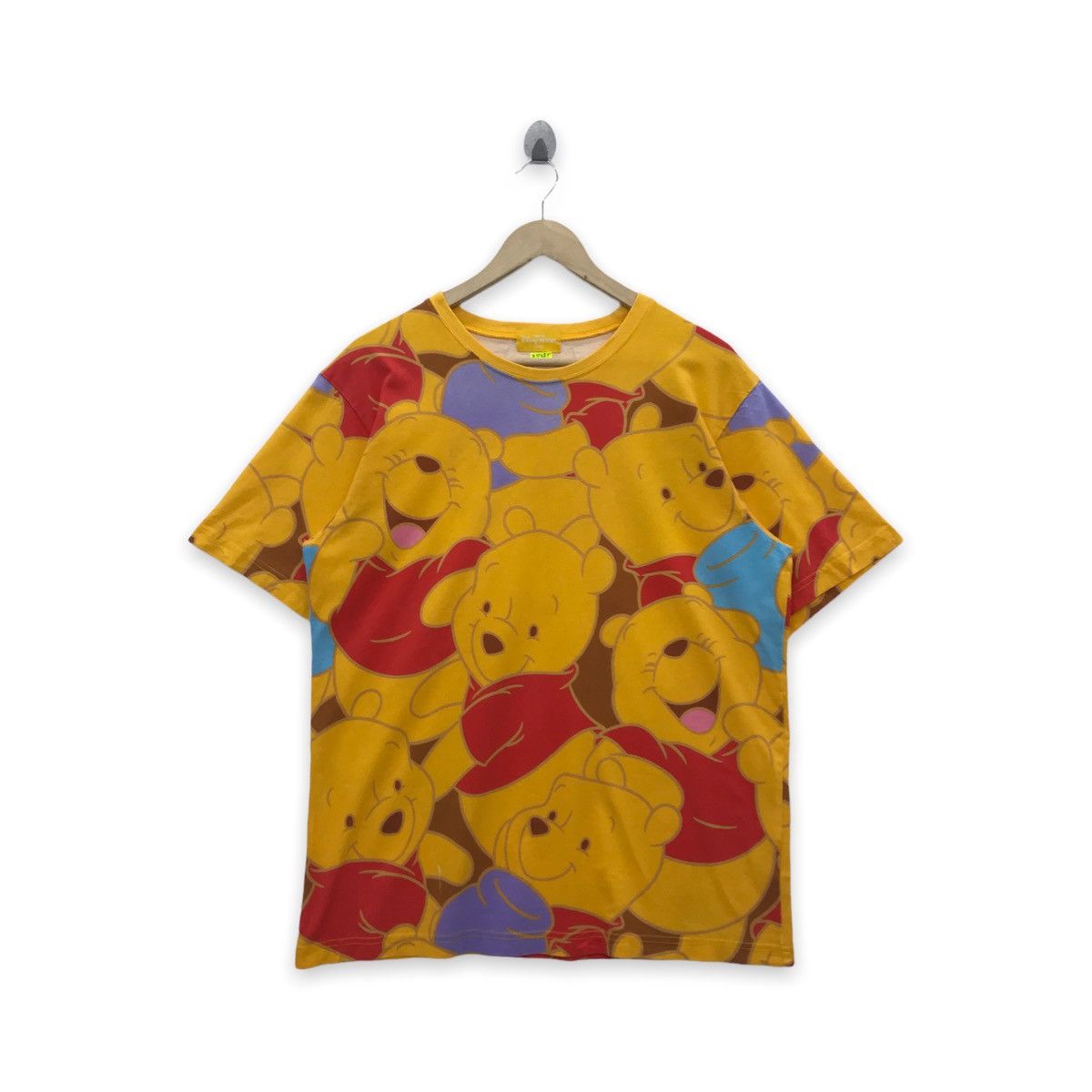 Rare!! Disney Winnie The Pooh Over Print tee