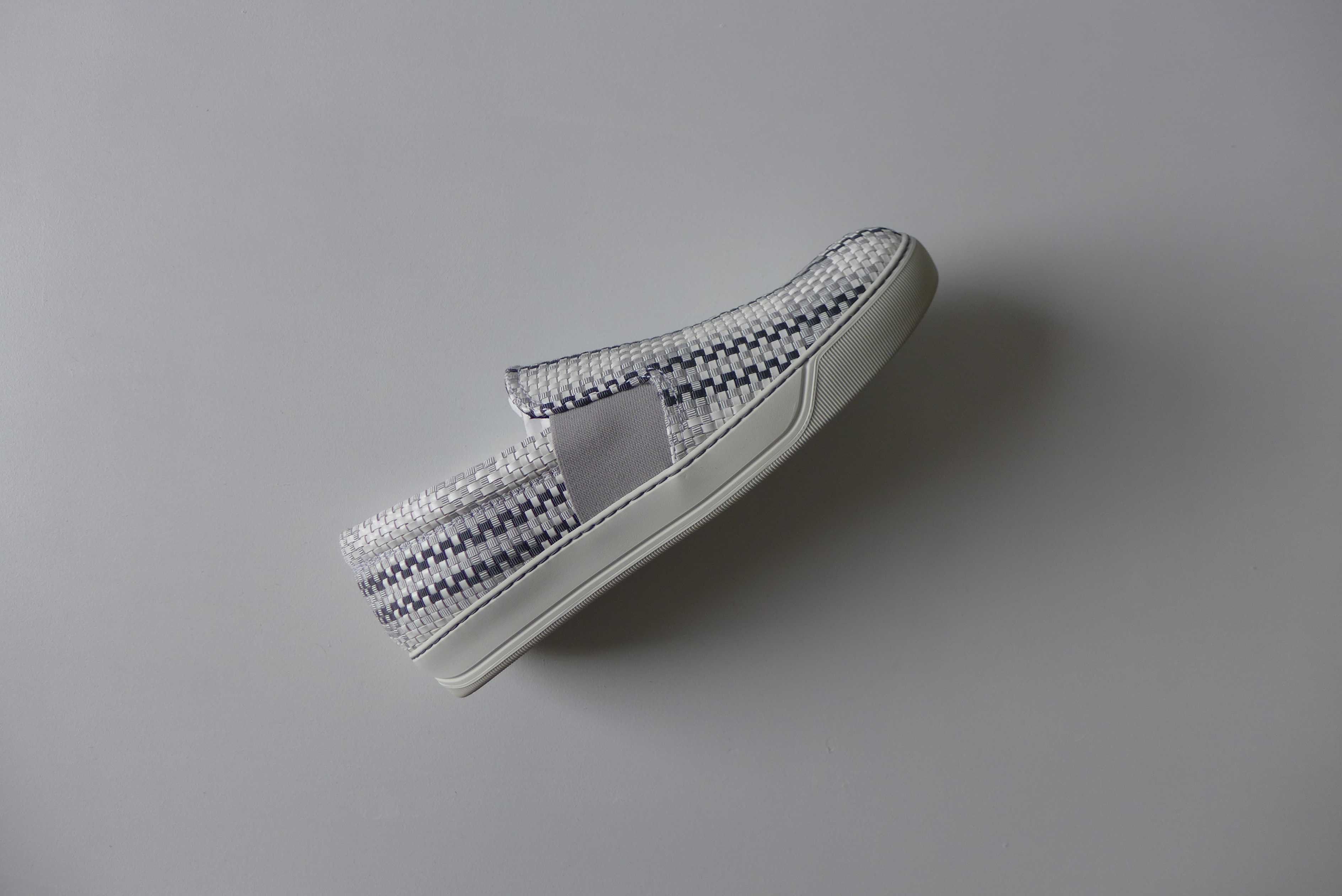 Lanvin Lanvin Slip-On Sneakers - Woven Faux leather & Grosgrain Size US 9 / EU 42 - 4 Thumbnail