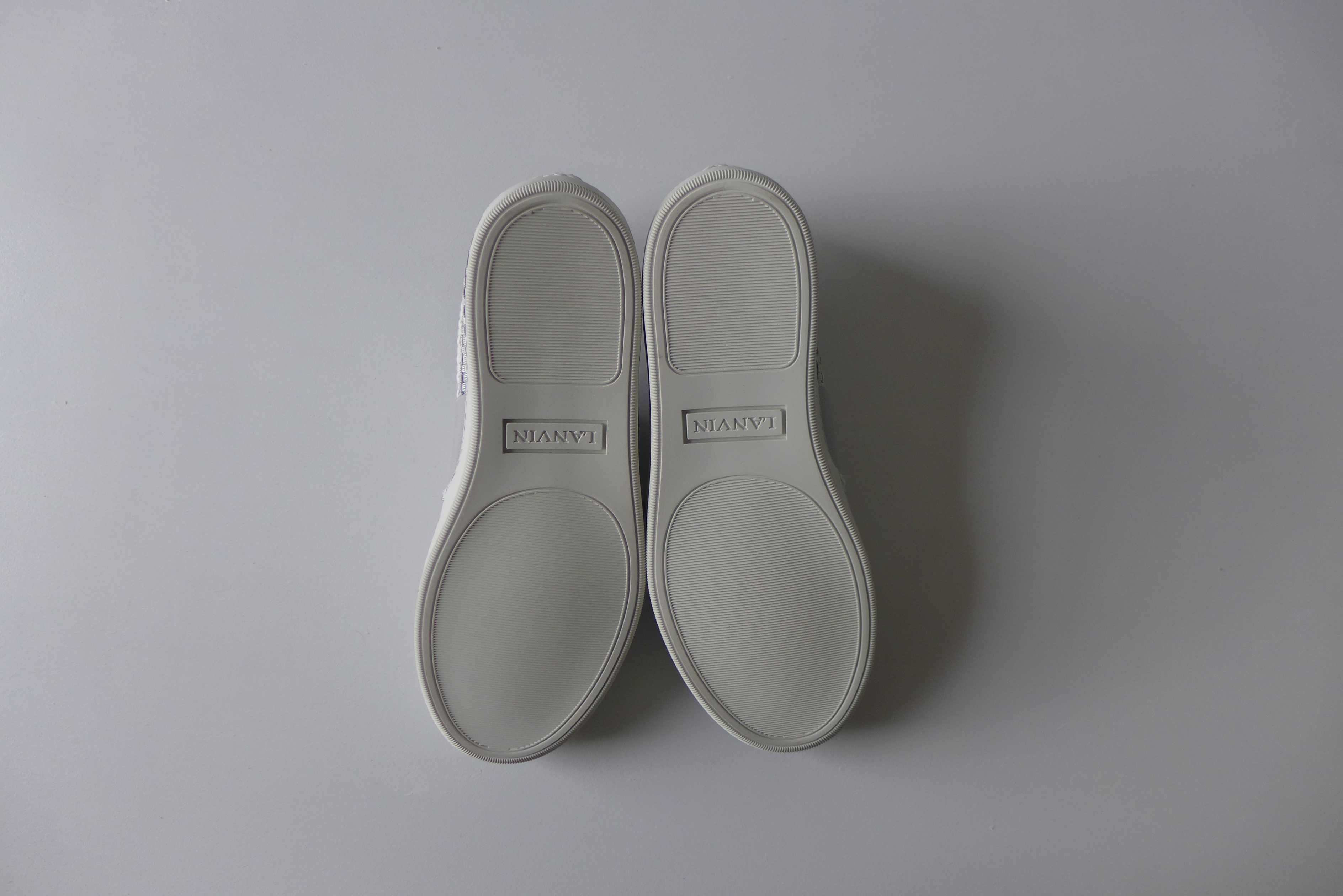Lanvin Lanvin Slip-On Sneakers - Woven Faux leather & Grosgrain Size US 9 / EU 42 - 9 Thumbnail