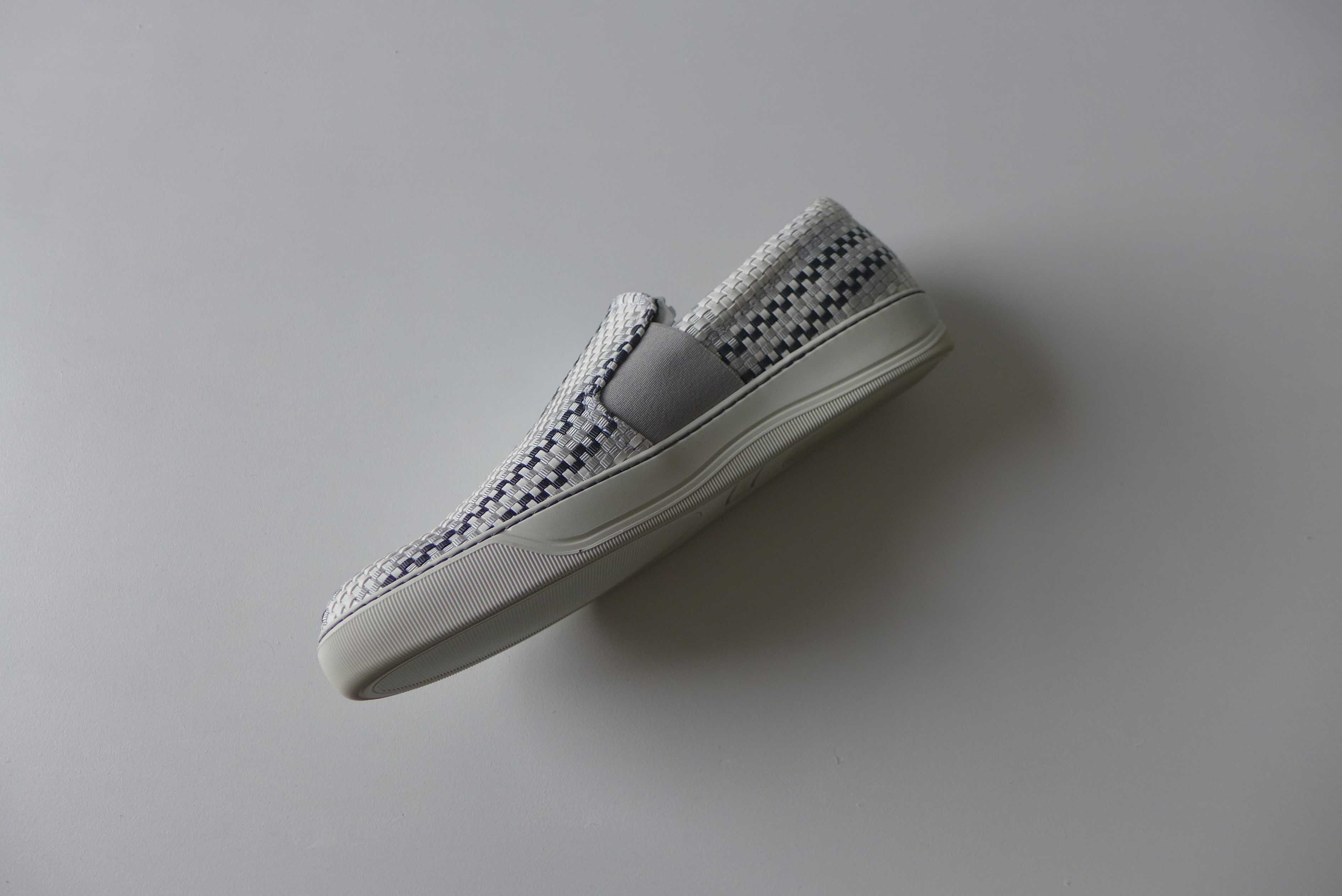 Lanvin Lanvin Slip-On Sneakers - Woven Faux leather & Grosgrain Size US 9 / EU 42 - 7 Thumbnail
