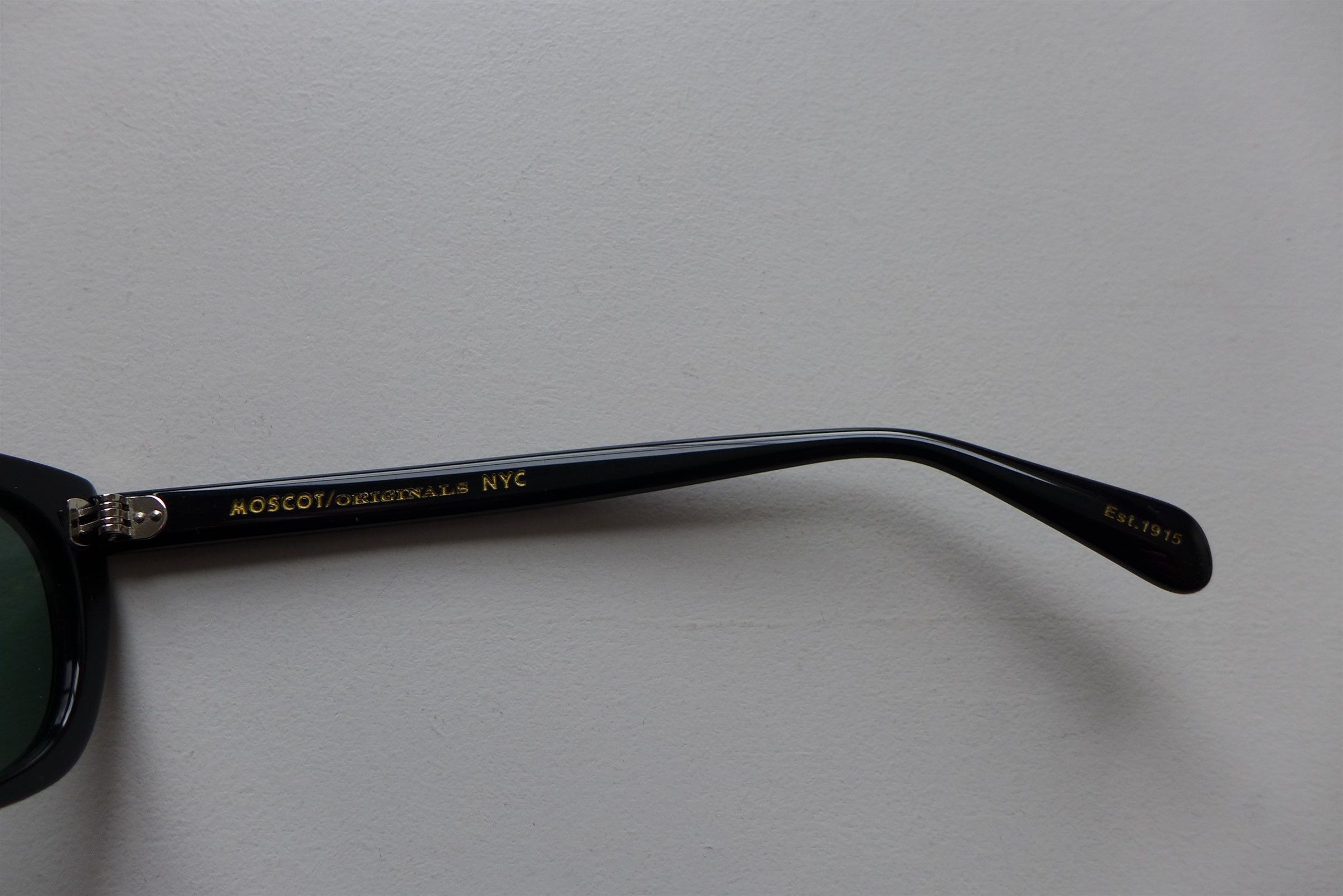 Moscot Moscot Kelev Sunglasses - Black Acetate Size ONE SIZE - 10 Thumbnail