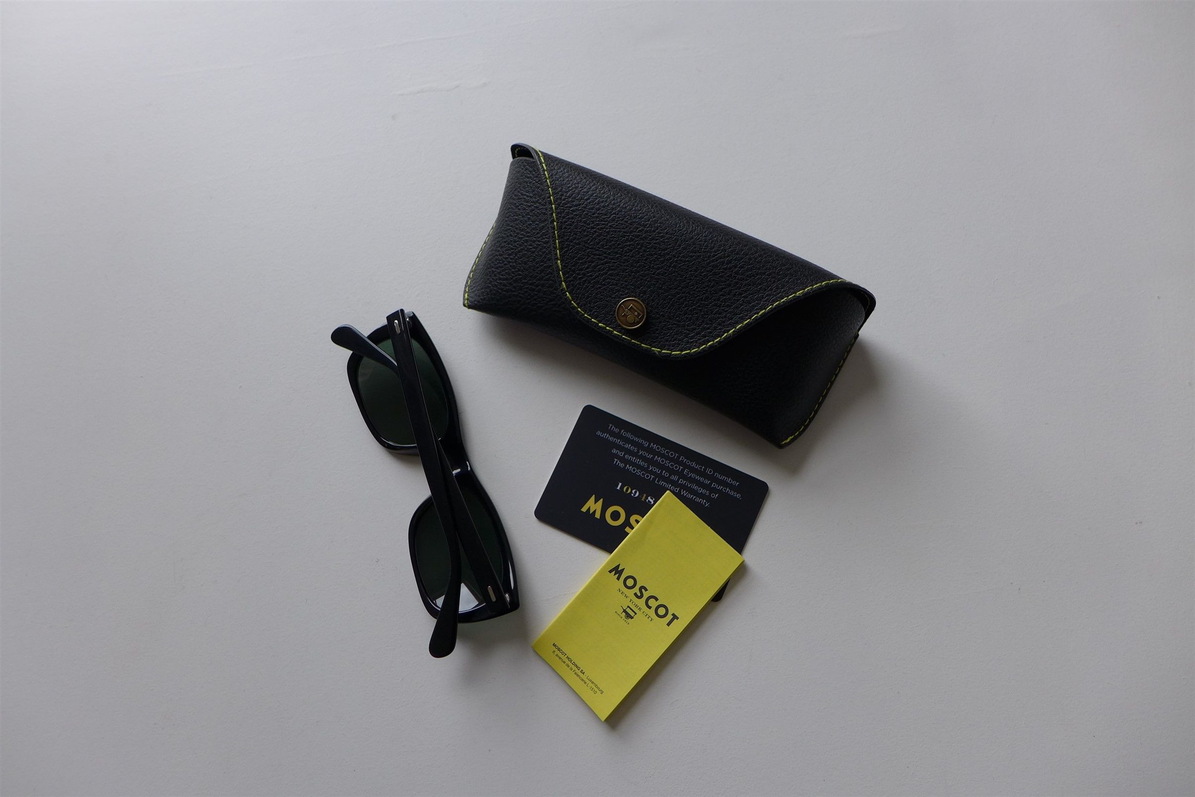 Moscot Moscot Kelev Sunglasses - Black Acetate Size ONE SIZE - 4 Thumbnail
