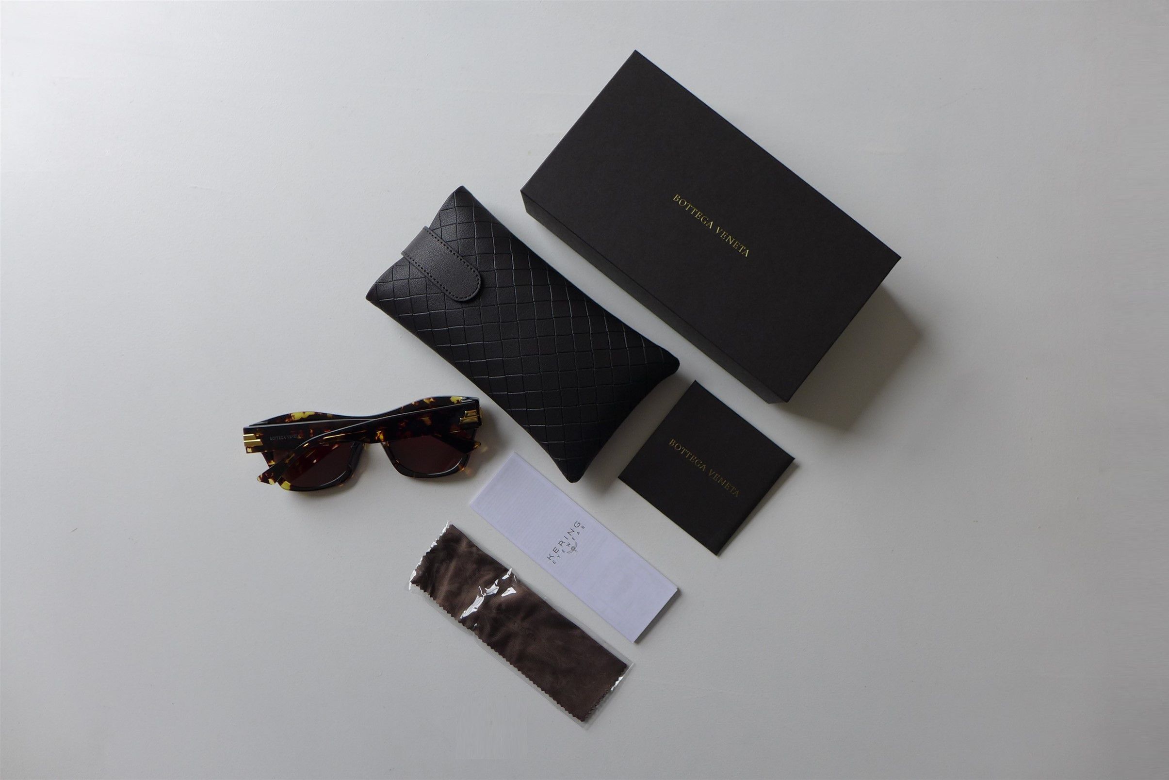 Bottega Veneta Bottega Veneta Sunglasses - Tortoiseshell Acetate Size ONE SIZE - 2 Thumbnail