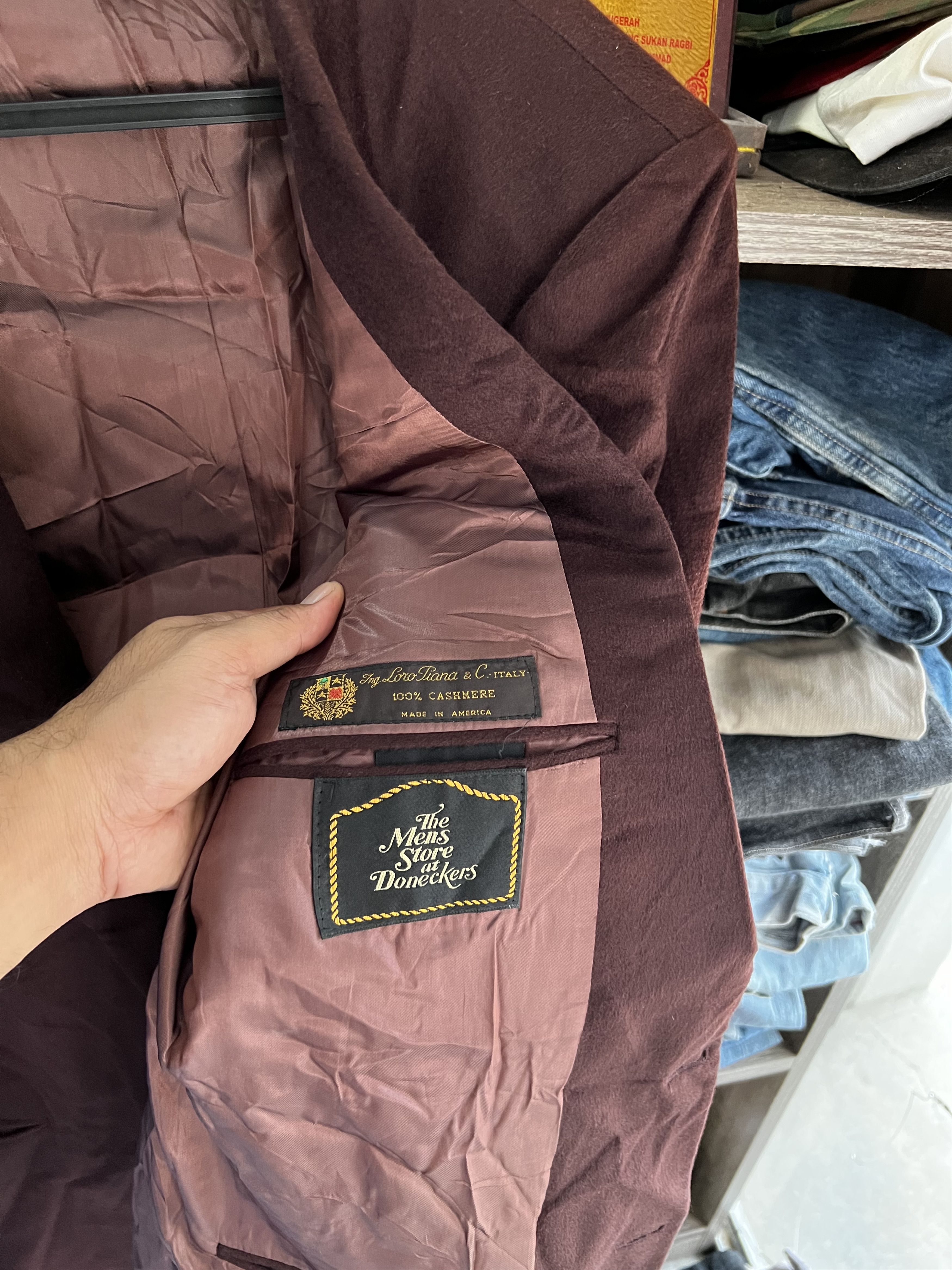 Burberry 🔥Vintage Burberrys’ Cashmere Blazers Size 46S - 8 Thumbnail