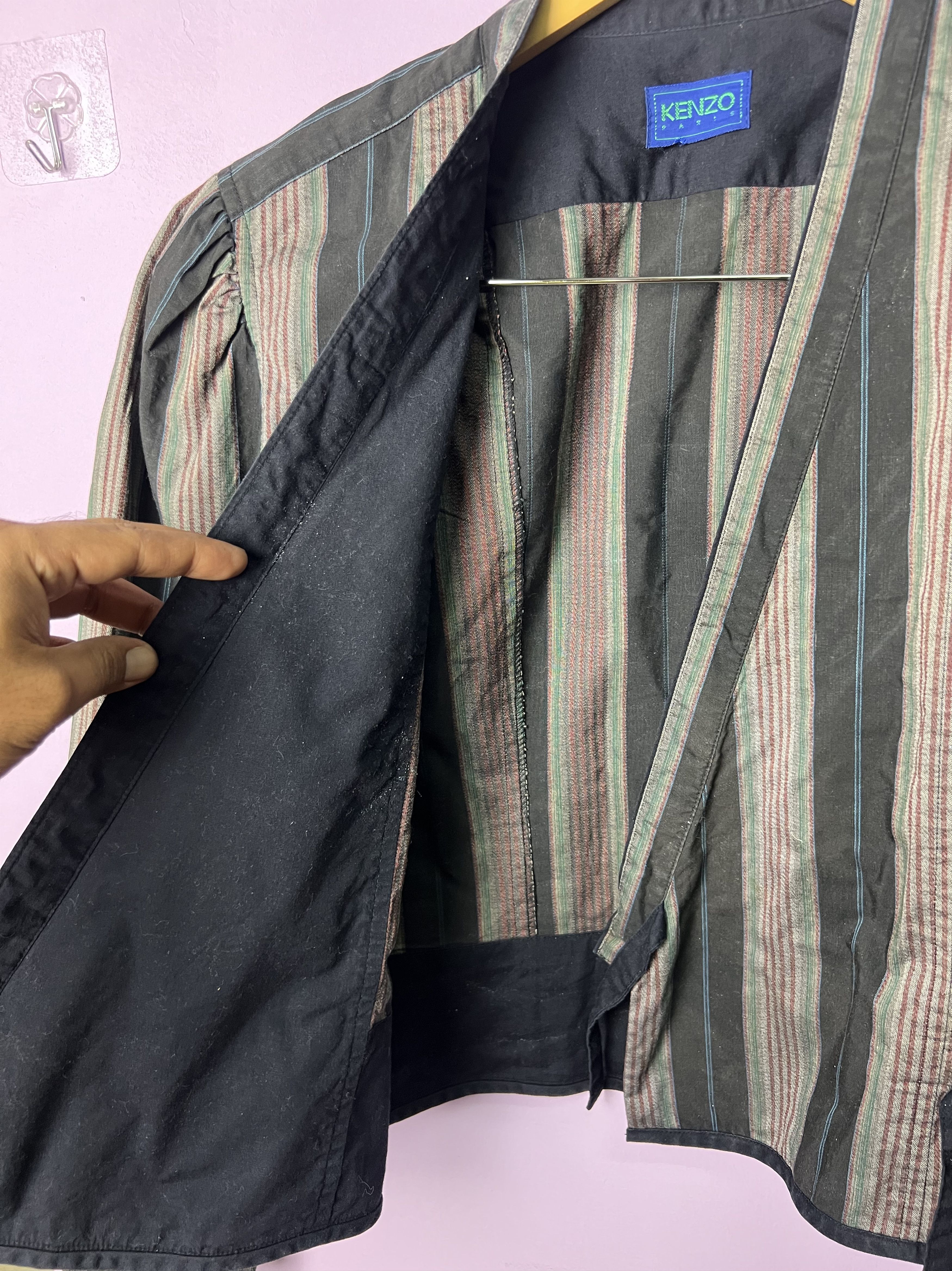 Kenzo 🔥Kenzo Paris Buttonless Cropped Blazers Size M / US 6-8 / IT 42-44 - 7 Thumbnail