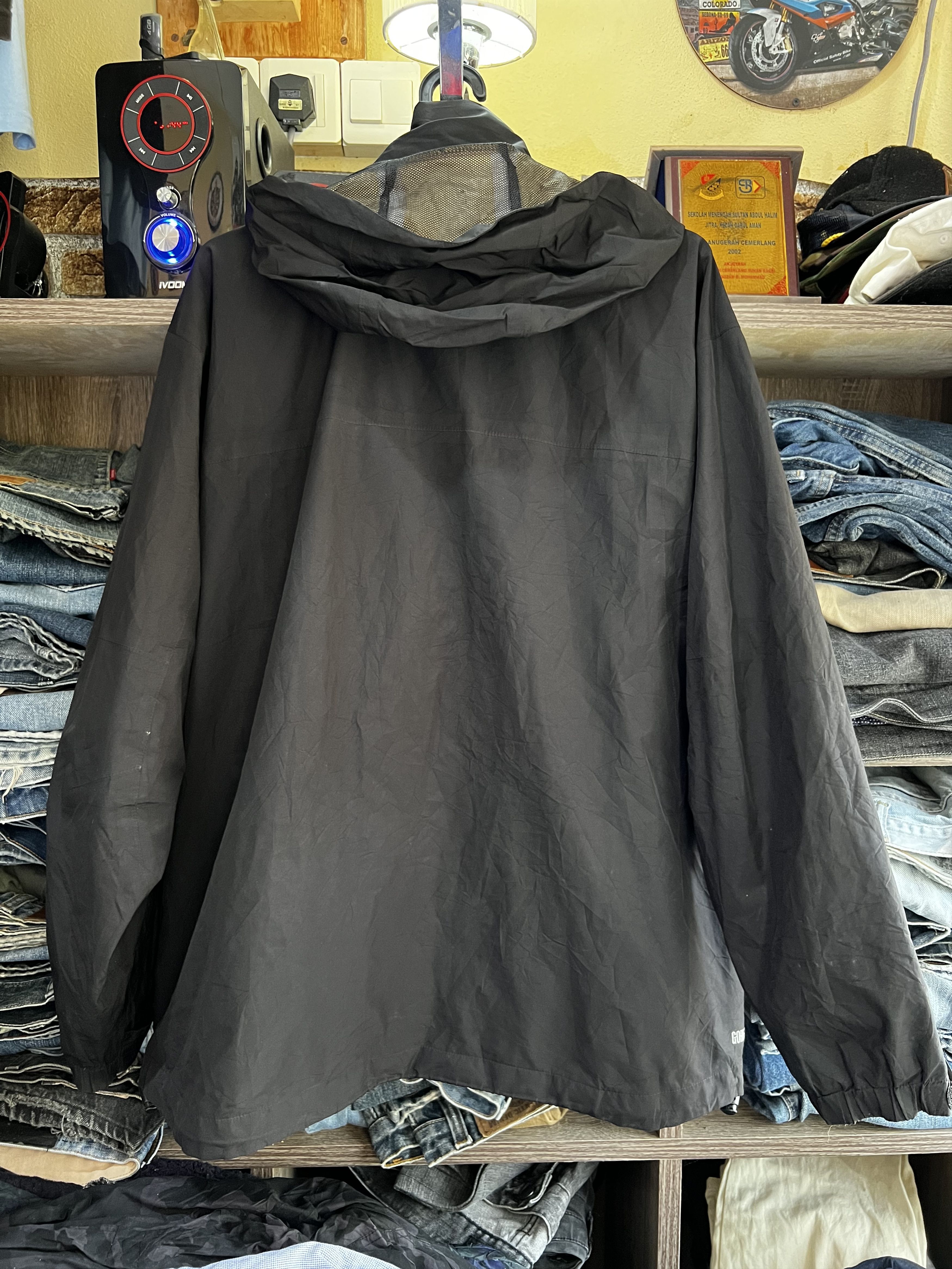 Aigle 🔥Aigle Goretex Black Zipper Windbreaker Size US XL / EU 56 / 4 - 2 Thumbnail