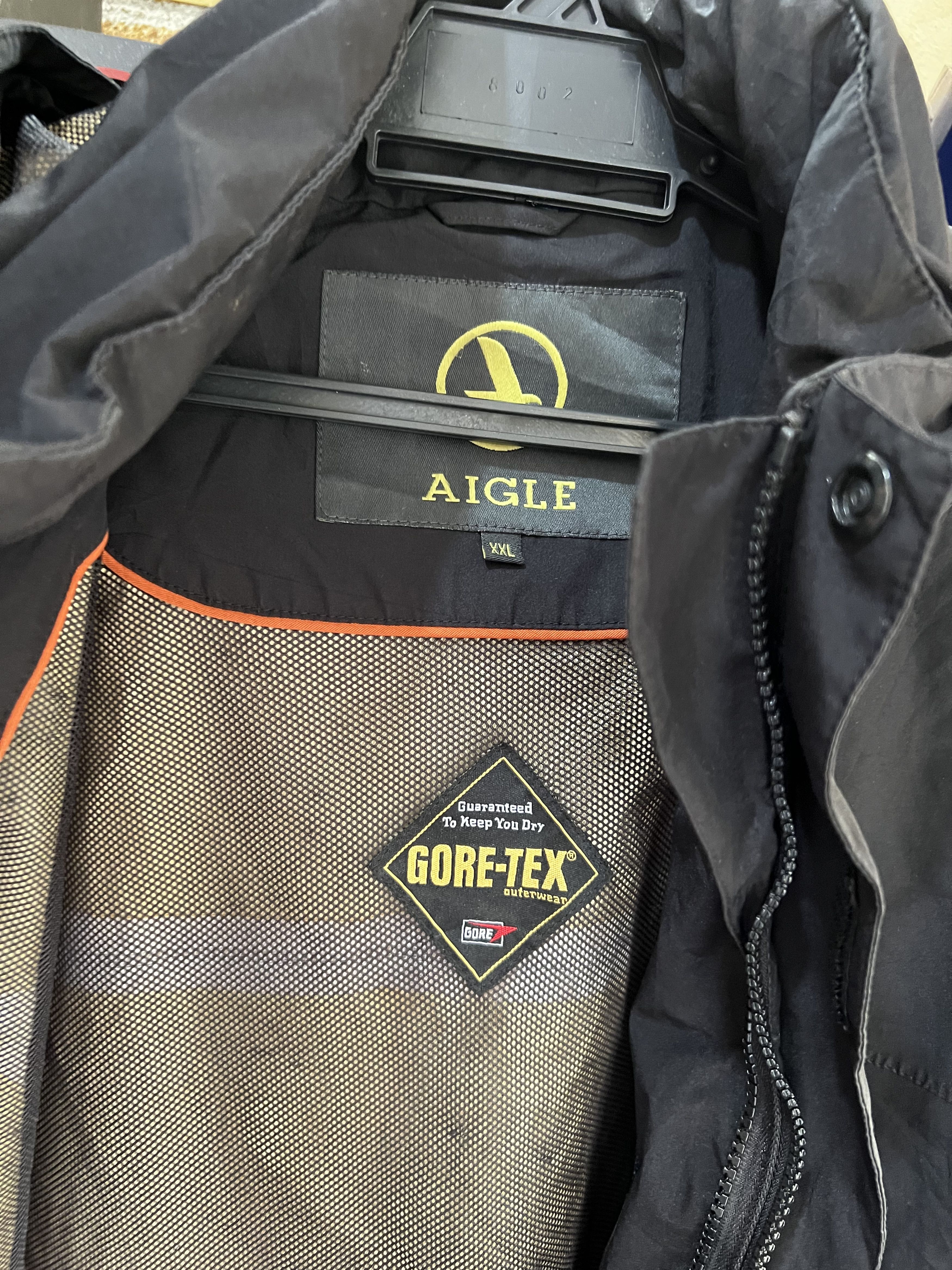 Aigle 🔥Aigle Goretex Black Zipper Windbreaker Size US XL / EU 56 / 4 - 11 Thumbnail