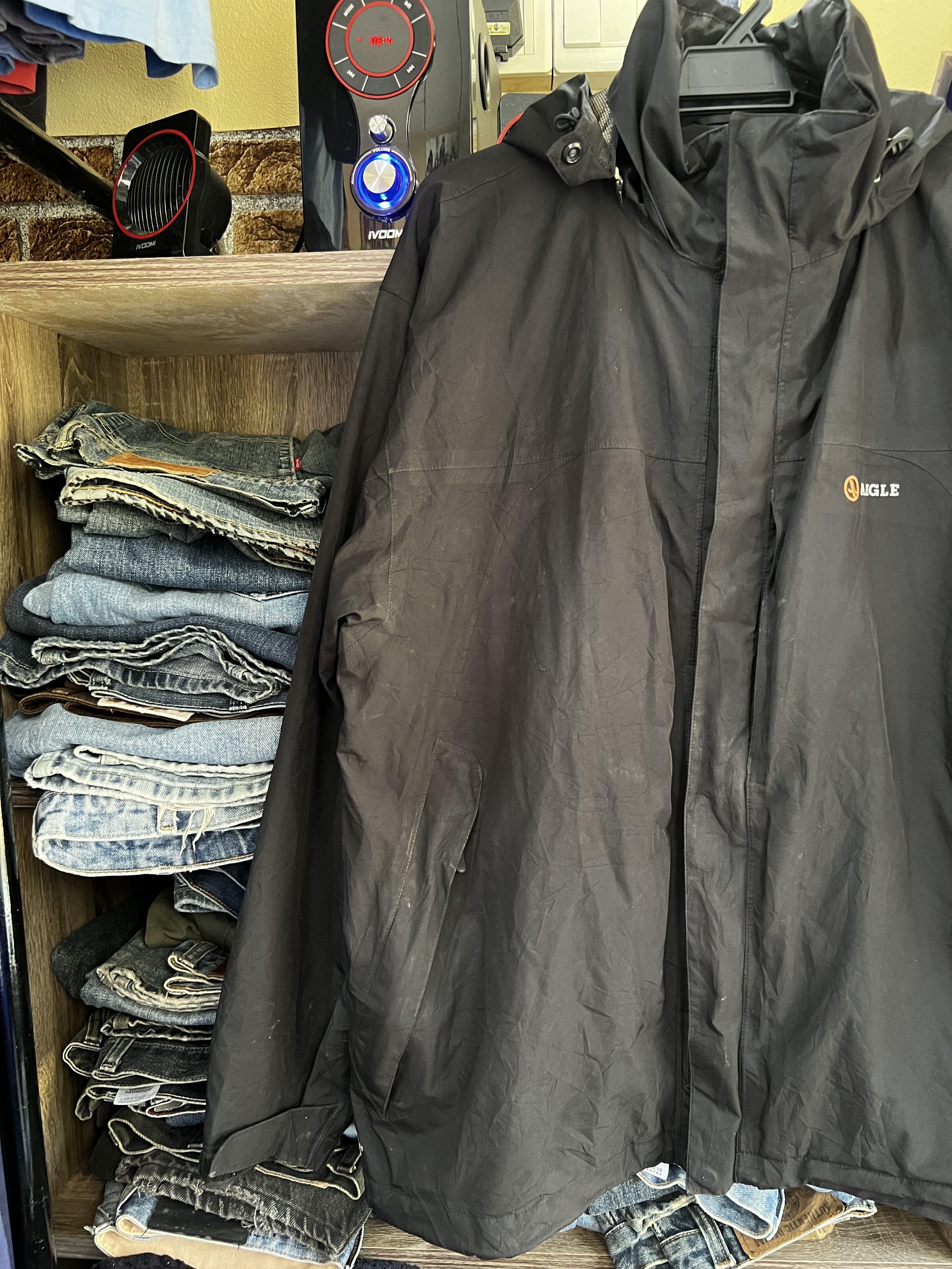 Aigle 🔥Aigle Goretex Black Zipper Windbreaker Size US XL / EU 56 / 4 - 4 Thumbnail