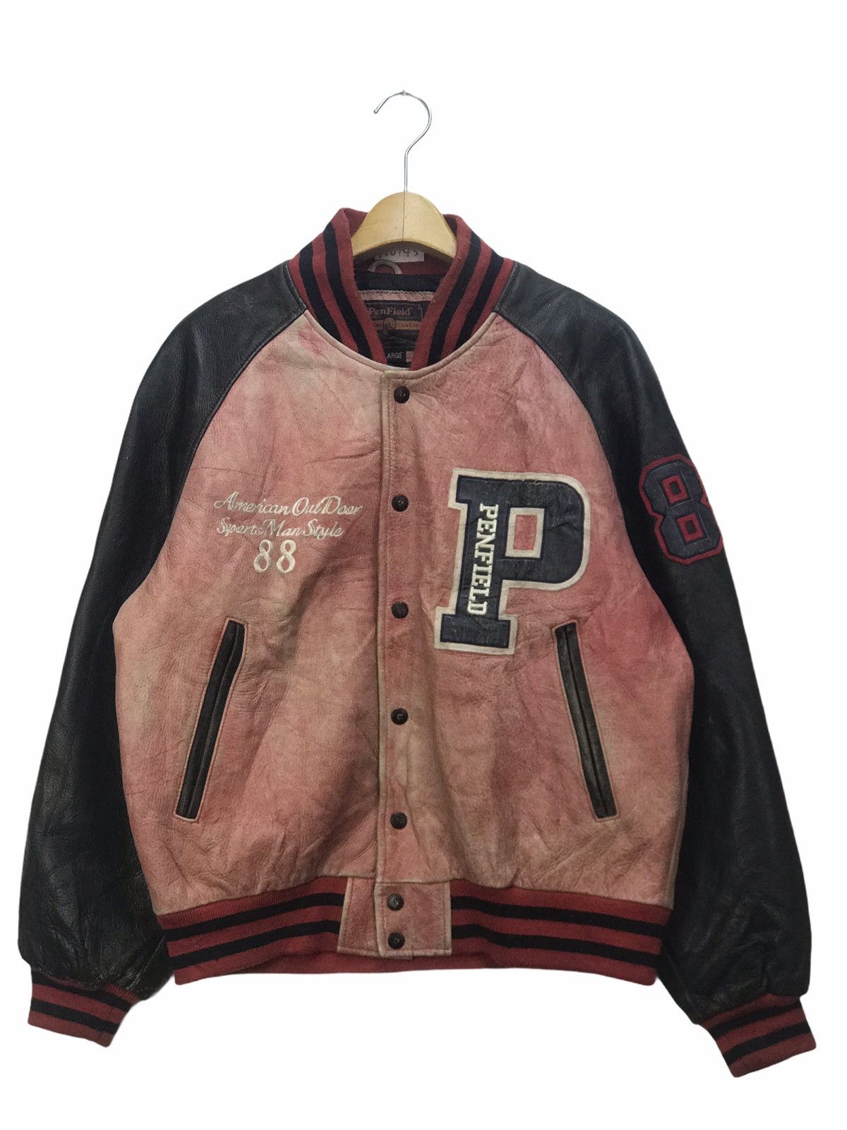 Penfield × Vintage Vintage Penfield Spellout Varsity Jacket Size US L / EU 52-54 / 3 - 2 Thumbnail